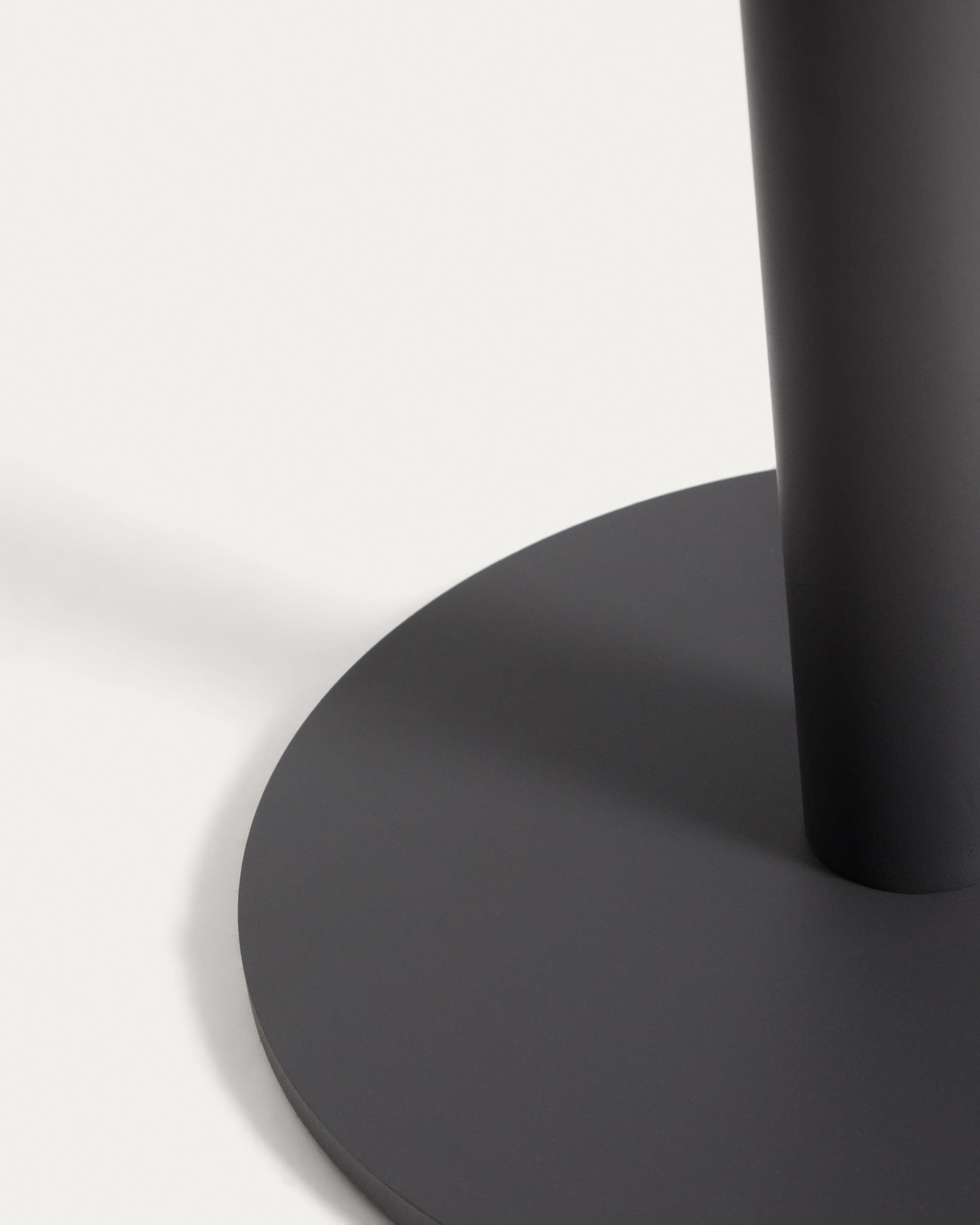 Asinara graphite aluminium side table Ø40cm
