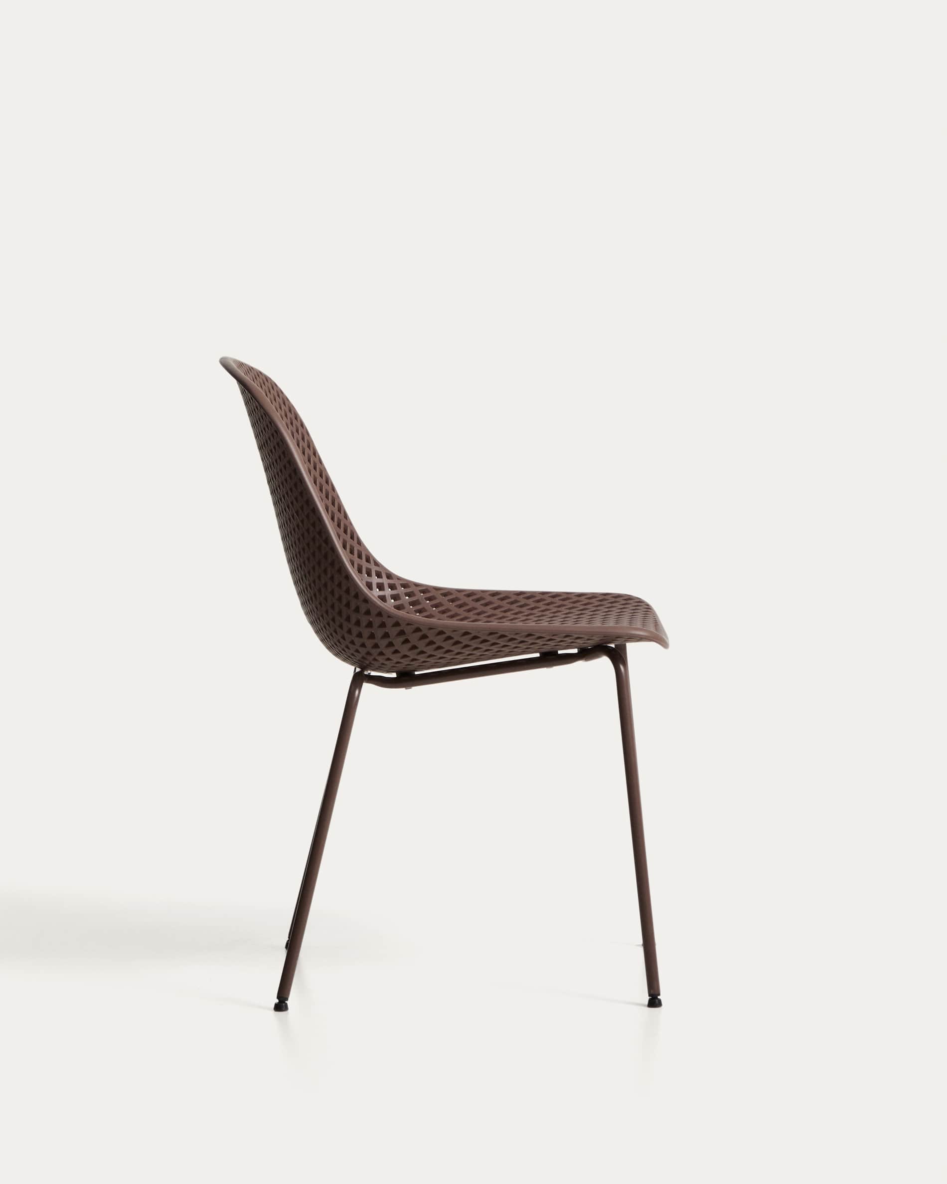Quinby brown outdoor chair