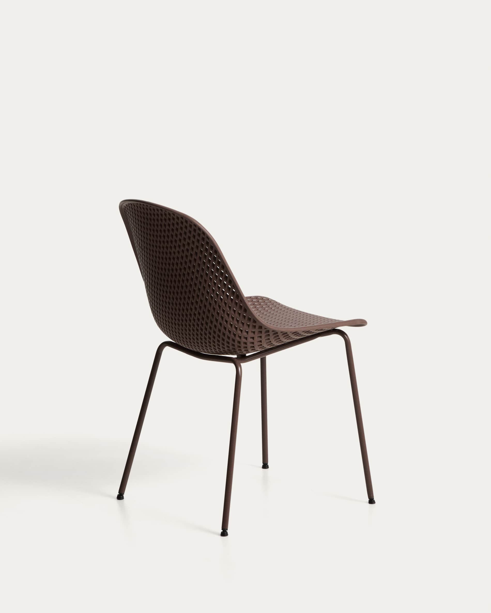 Quinby brown outdoor chair