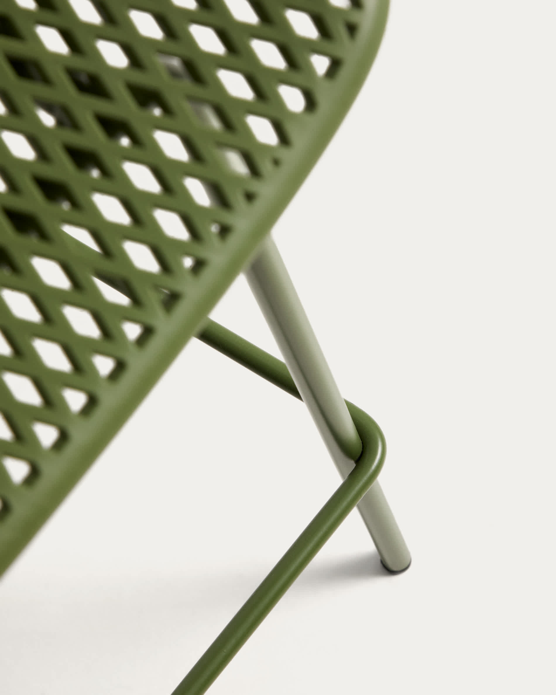 Quinby green outdoor stool 65cm