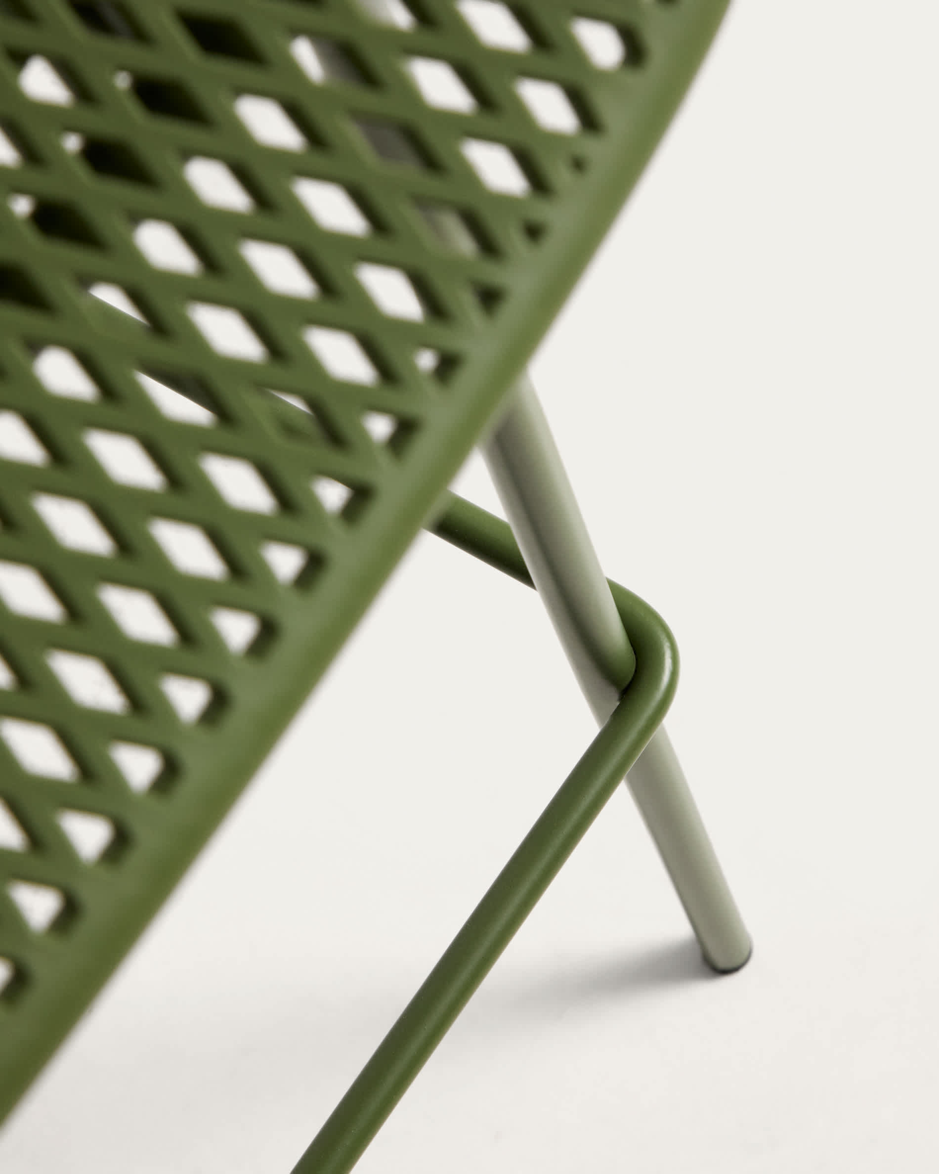 Quinby green outdoor stool 75cm