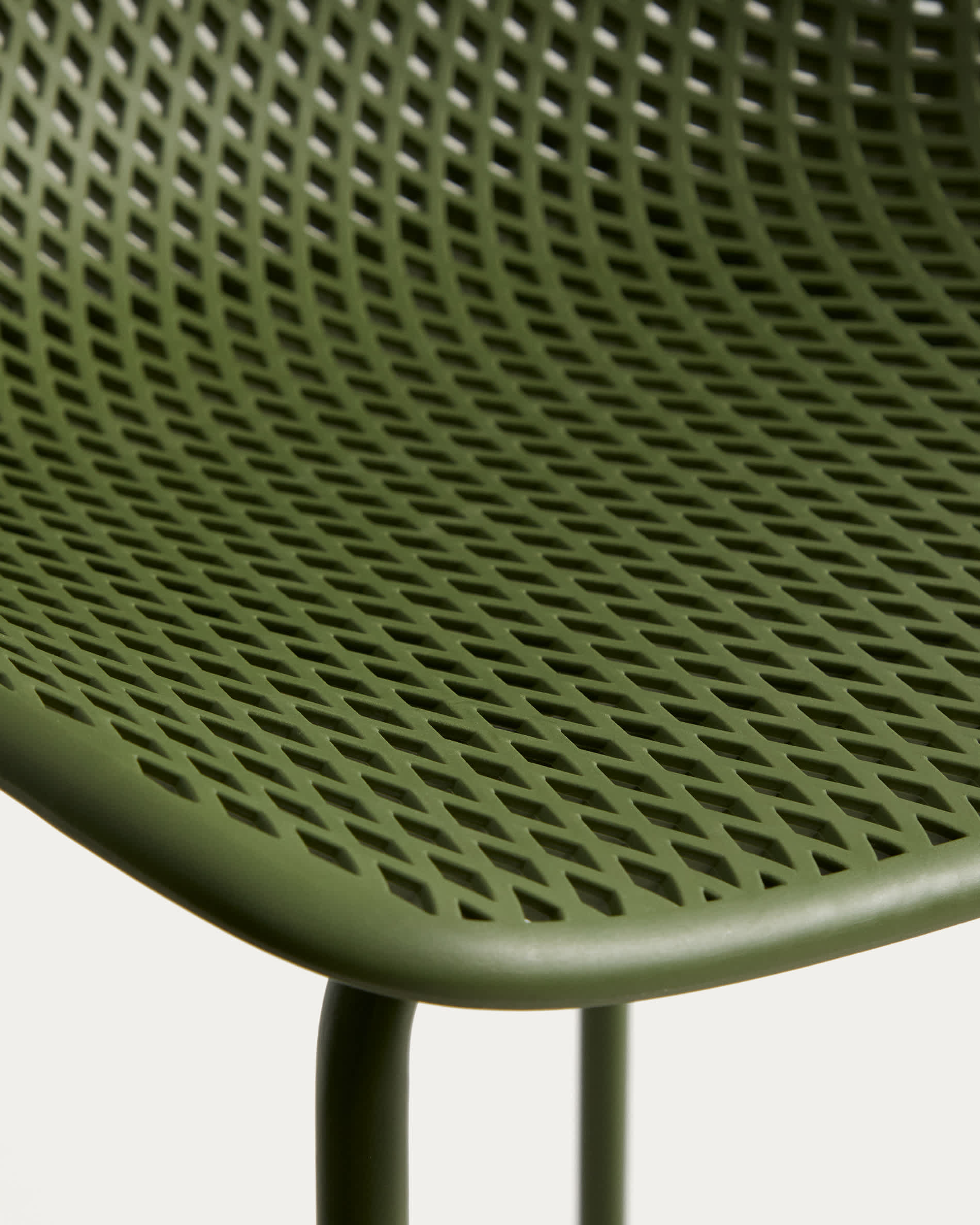 Quinby green outdoor stool 75cm
