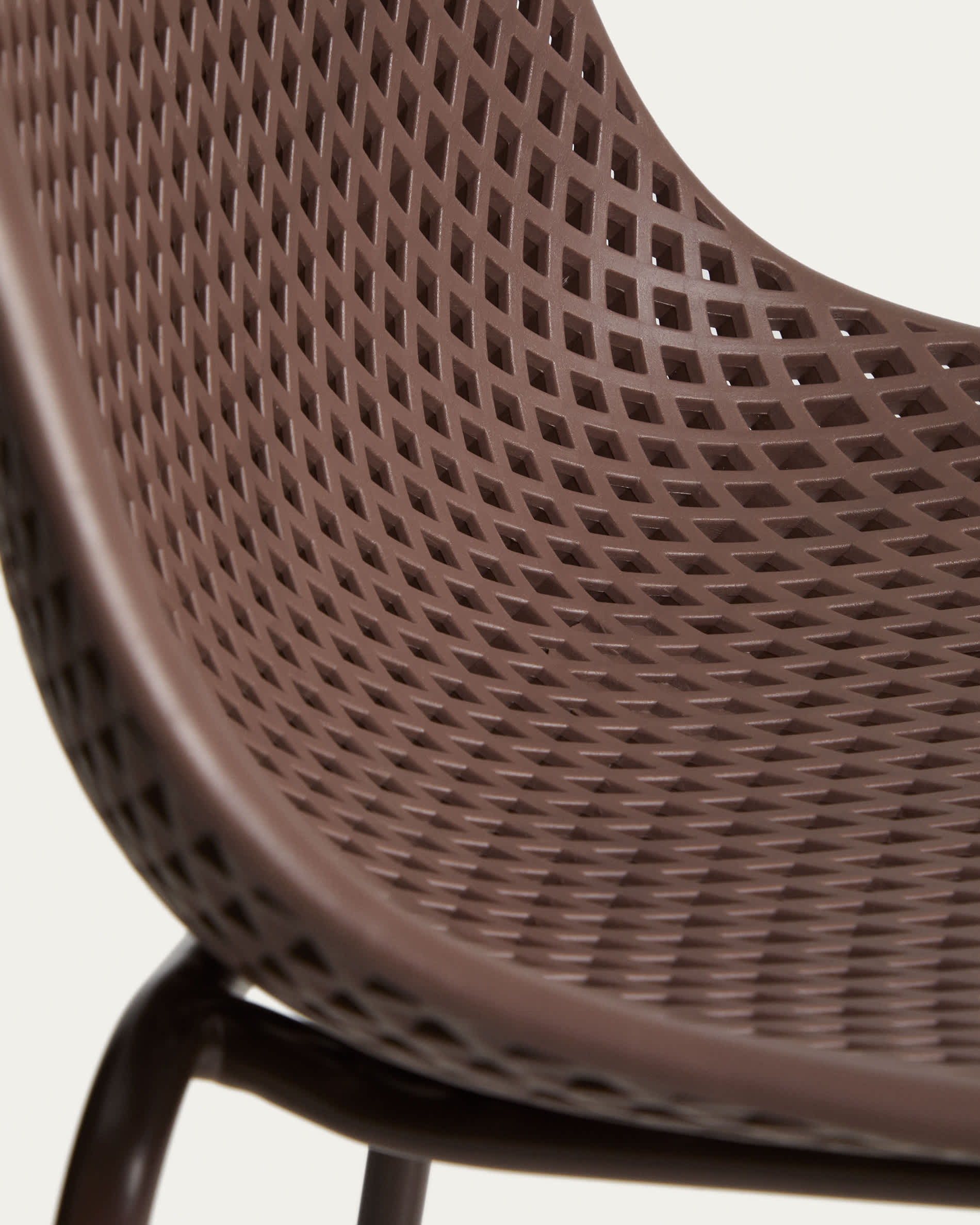 Quinby brown outdoor stool 75cm