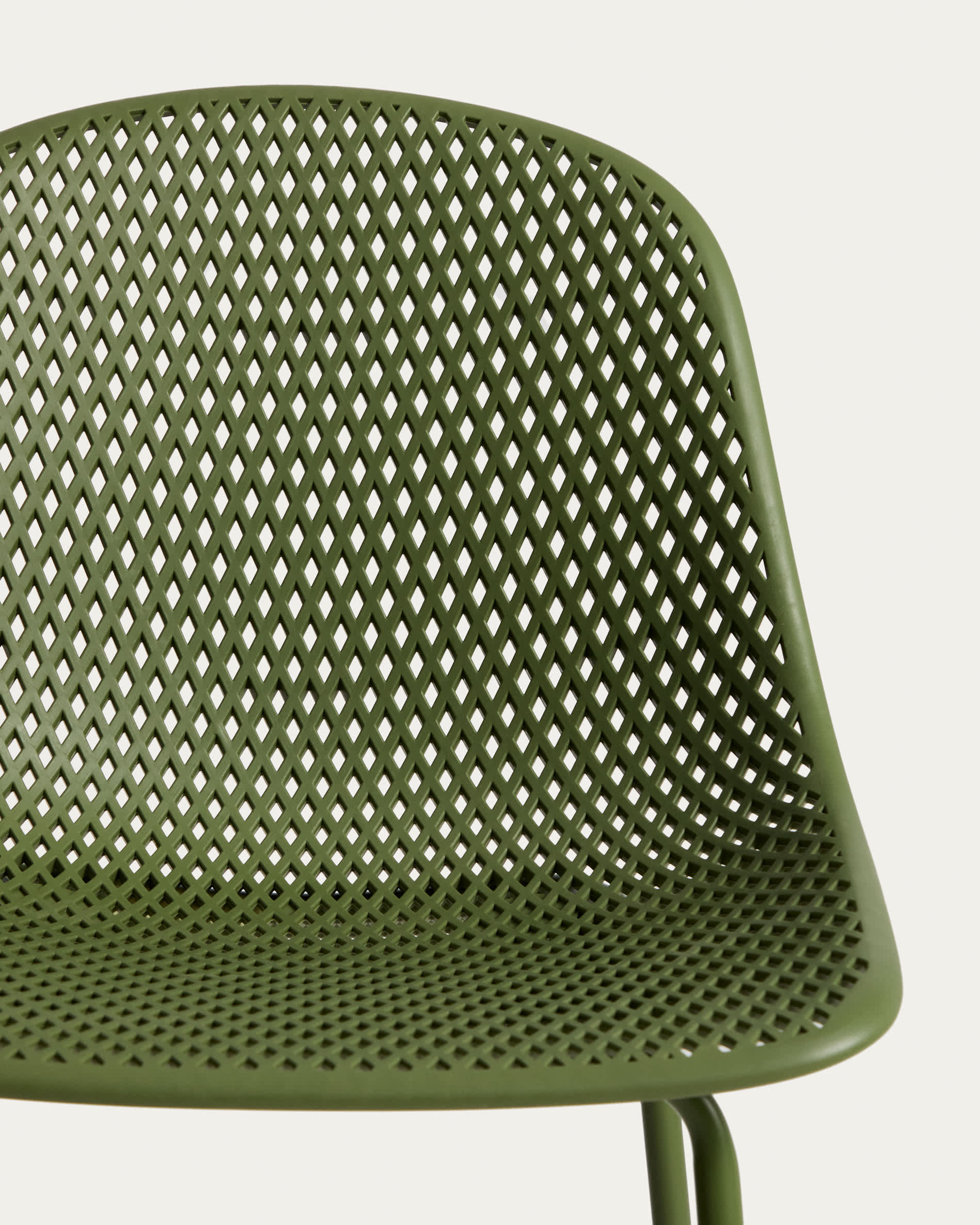 Quinby green outdoor stool 75cm