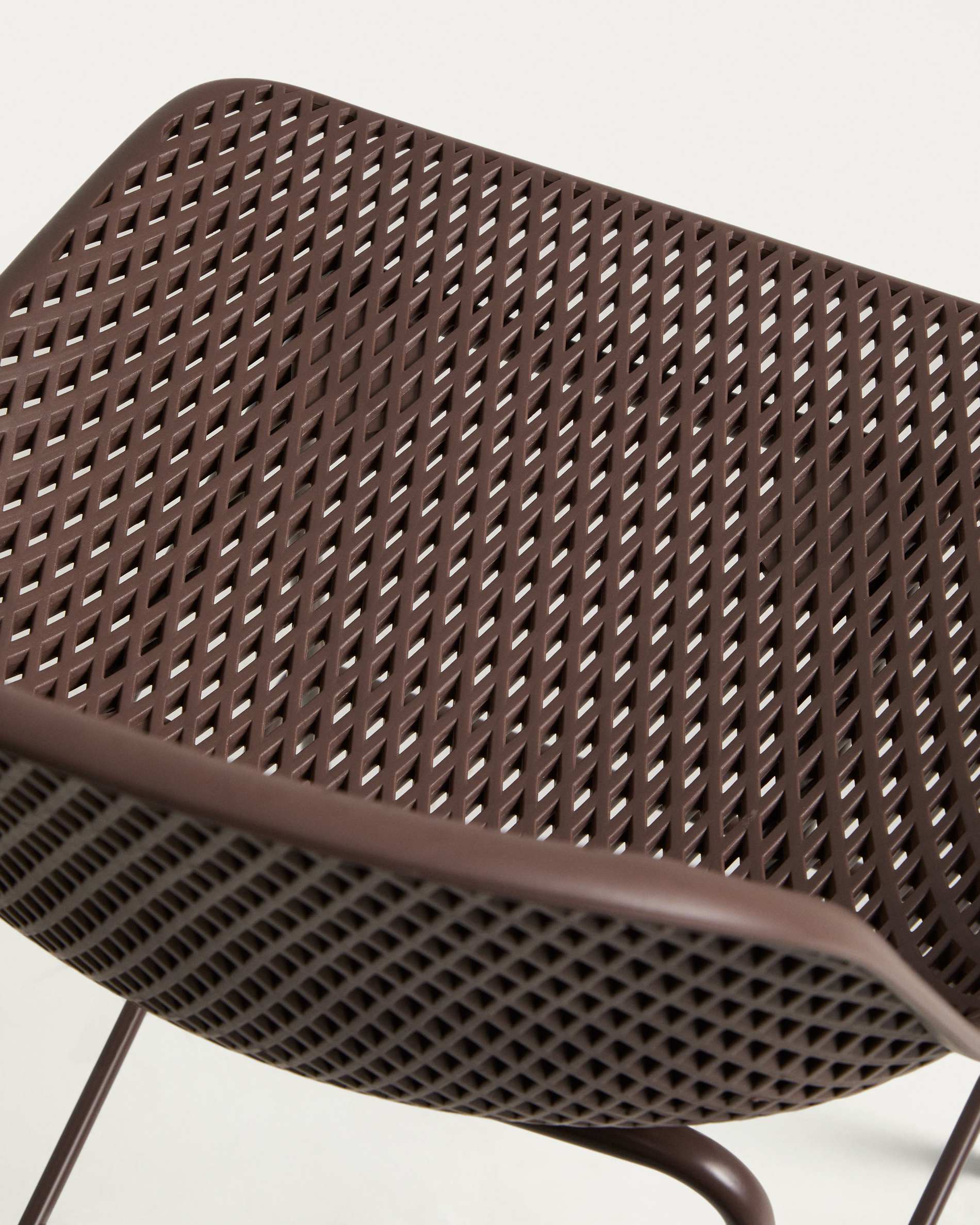 Quinby brown outdoor stool 75cm