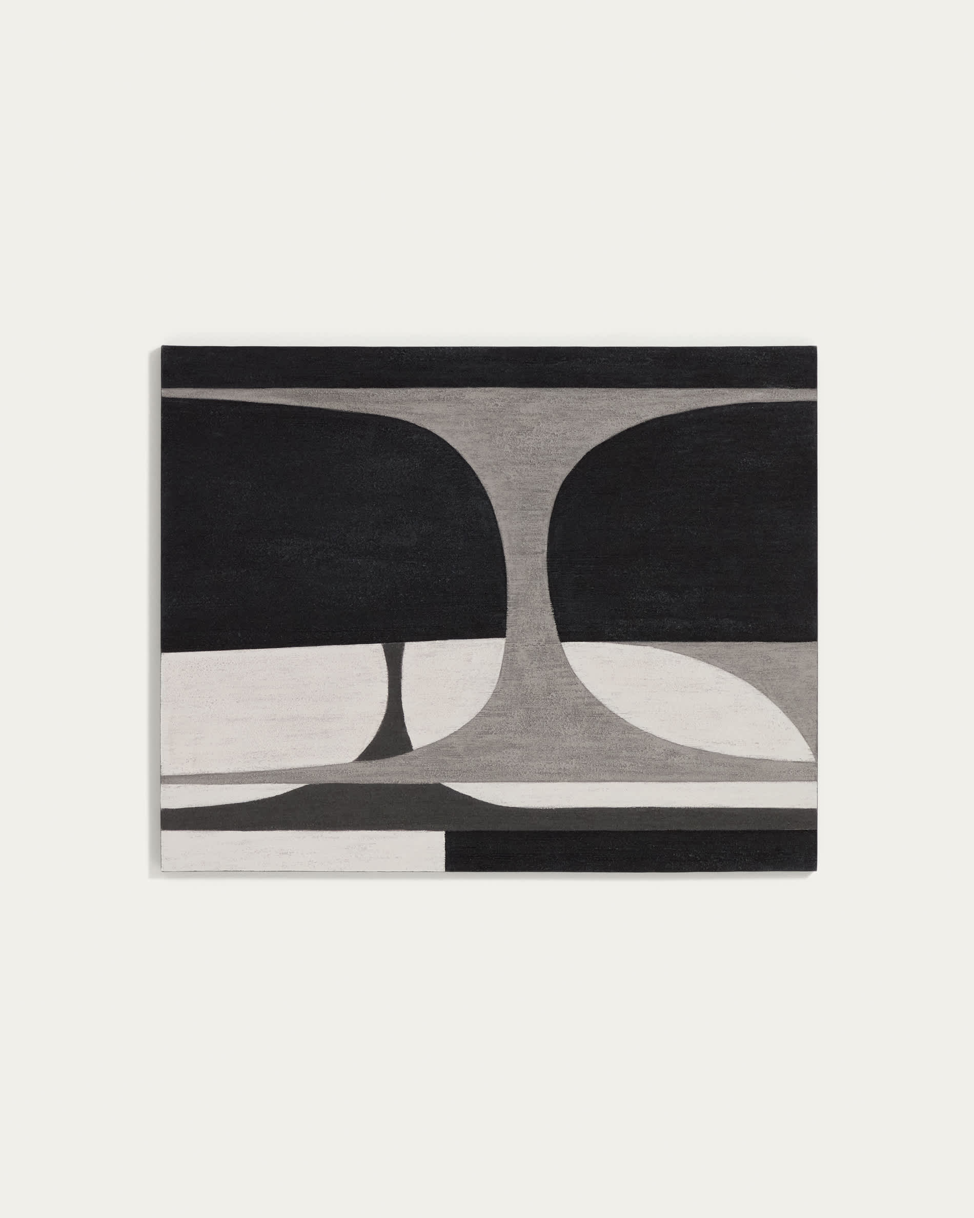 Onure black and white abstract picture 80 x 100cm