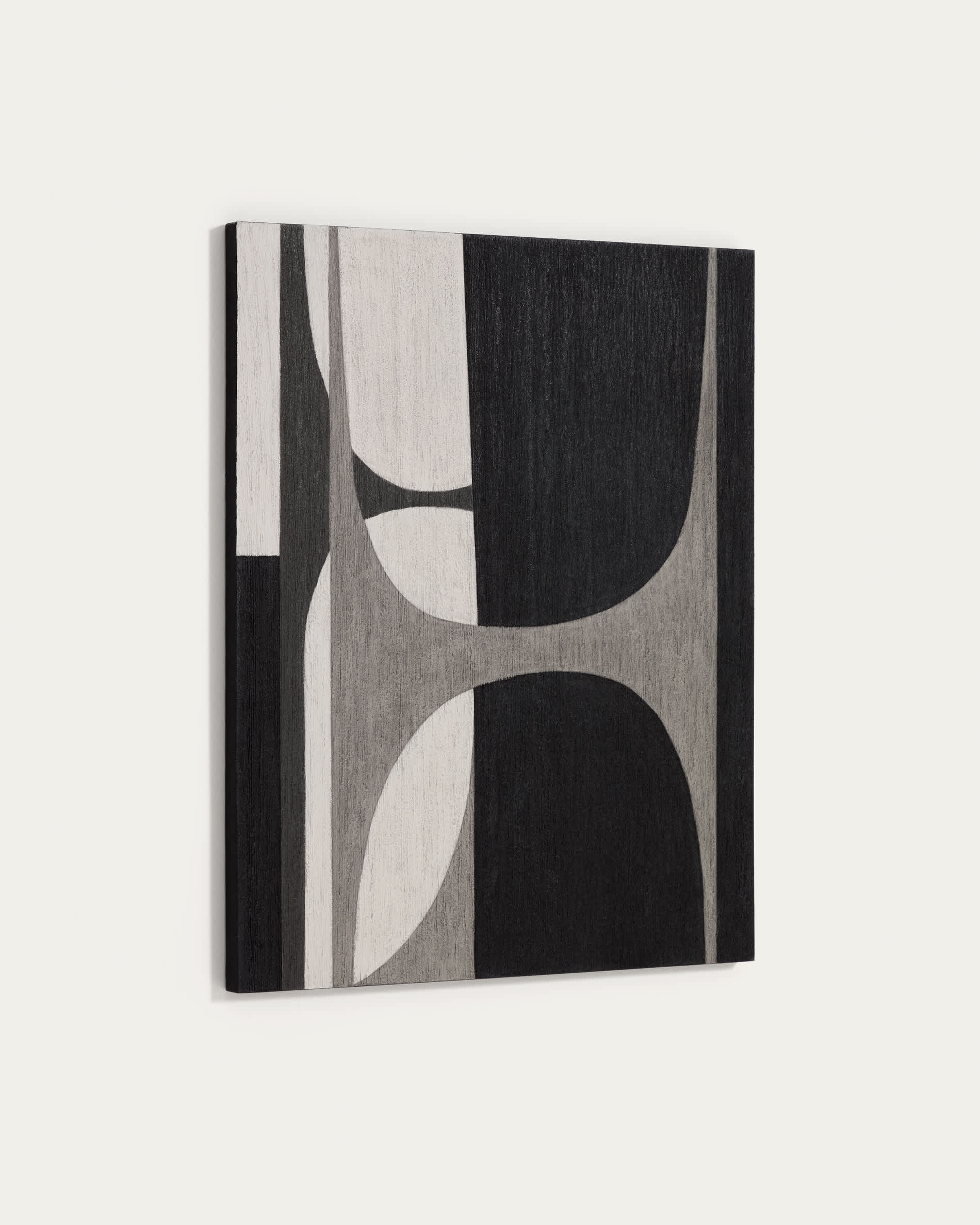 Onure black and white abstract picture 80 x 100cm