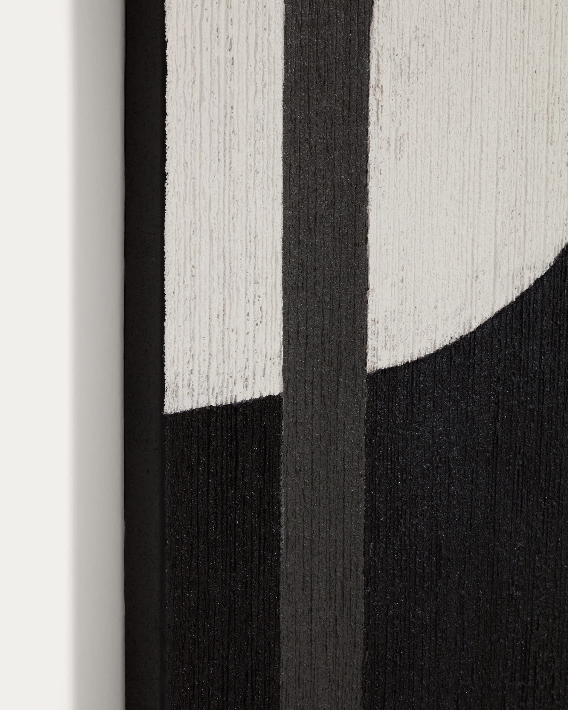 Onure black and white abstract picture 120 x 200cm