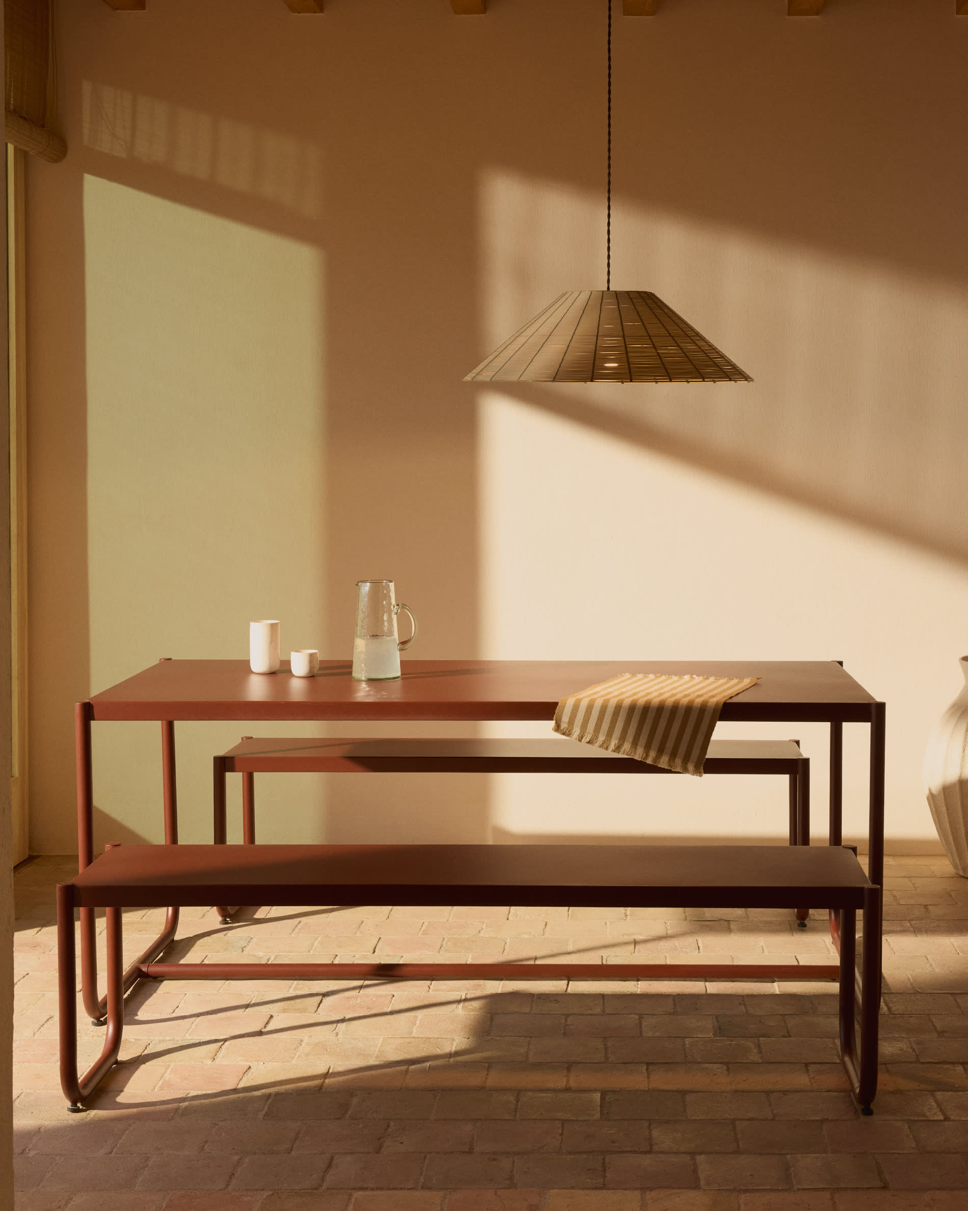 Abat-jour pour plafonnier d’extérieur Saranella en rotin synthétique — Kave Home