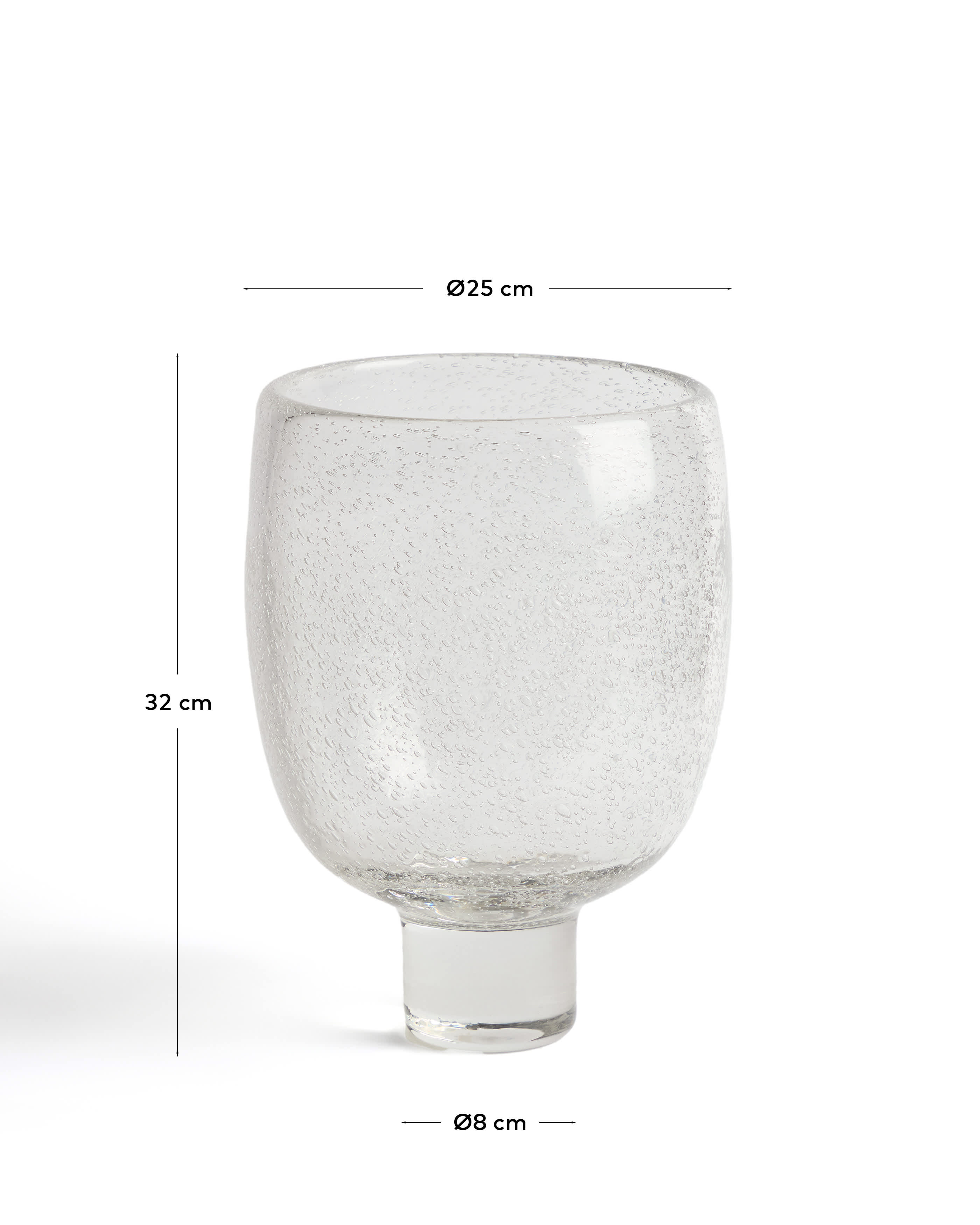 Sirau clear glass centrepiece Ø24cm