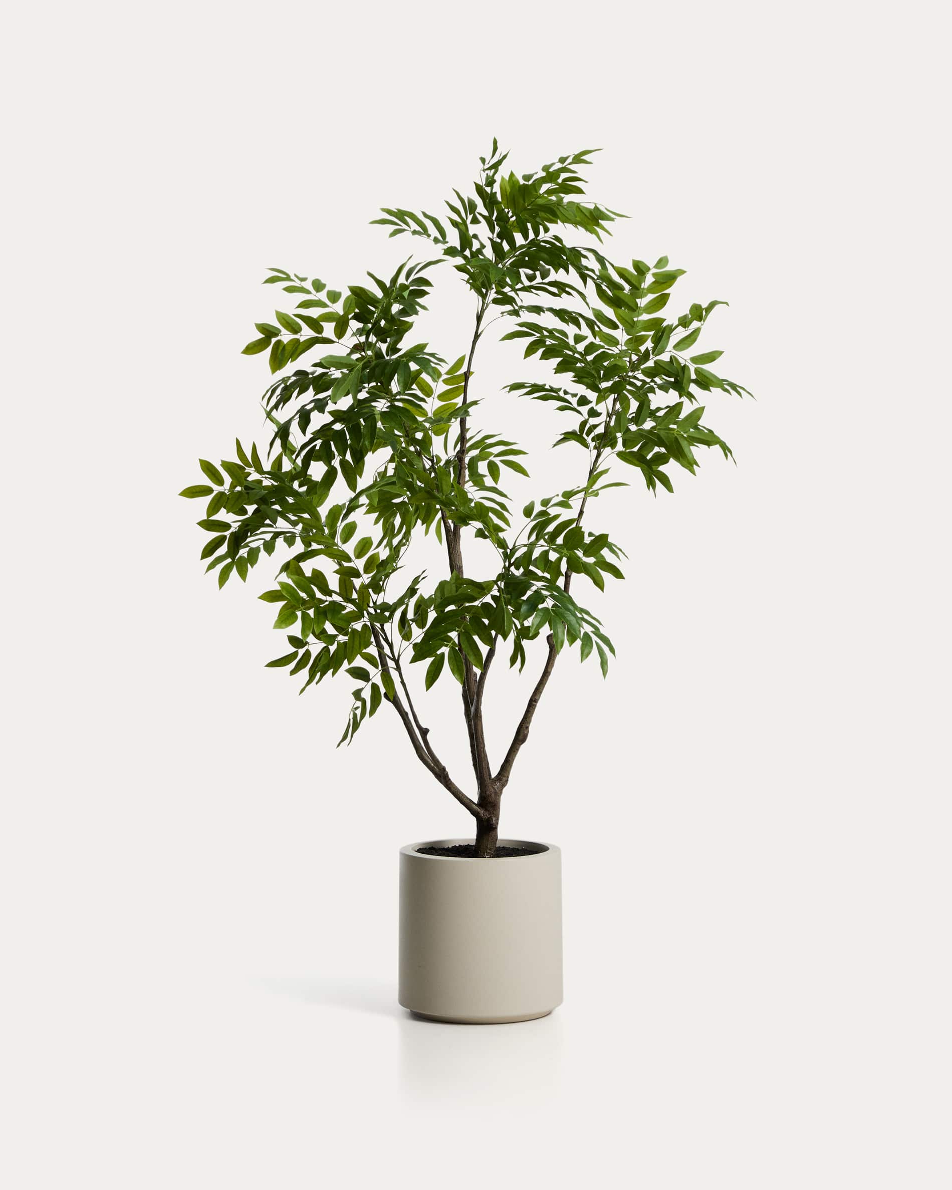 Artificial Rhus tree with white pot 185cm