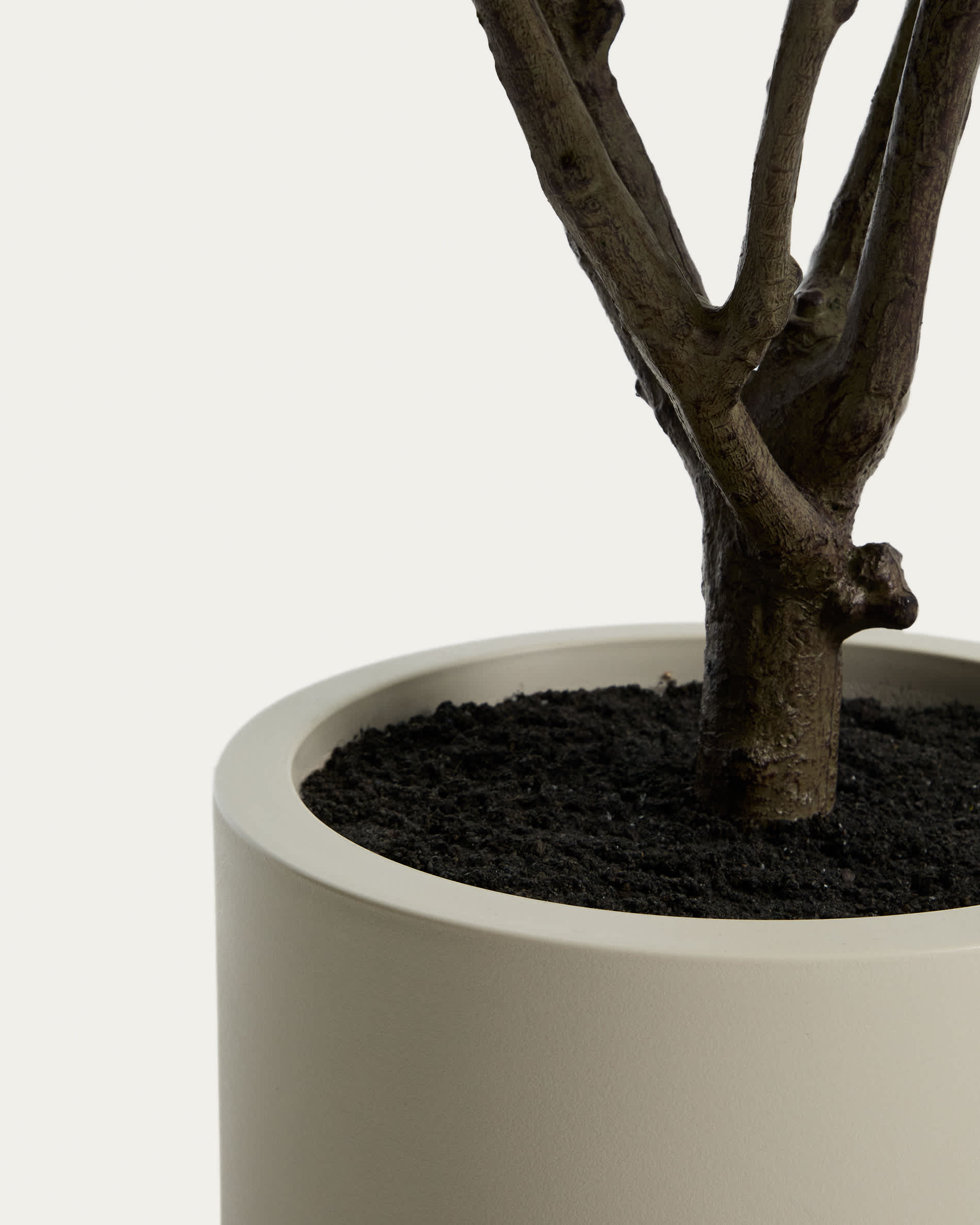 Artificial Rhus tree with white pot 185cm
