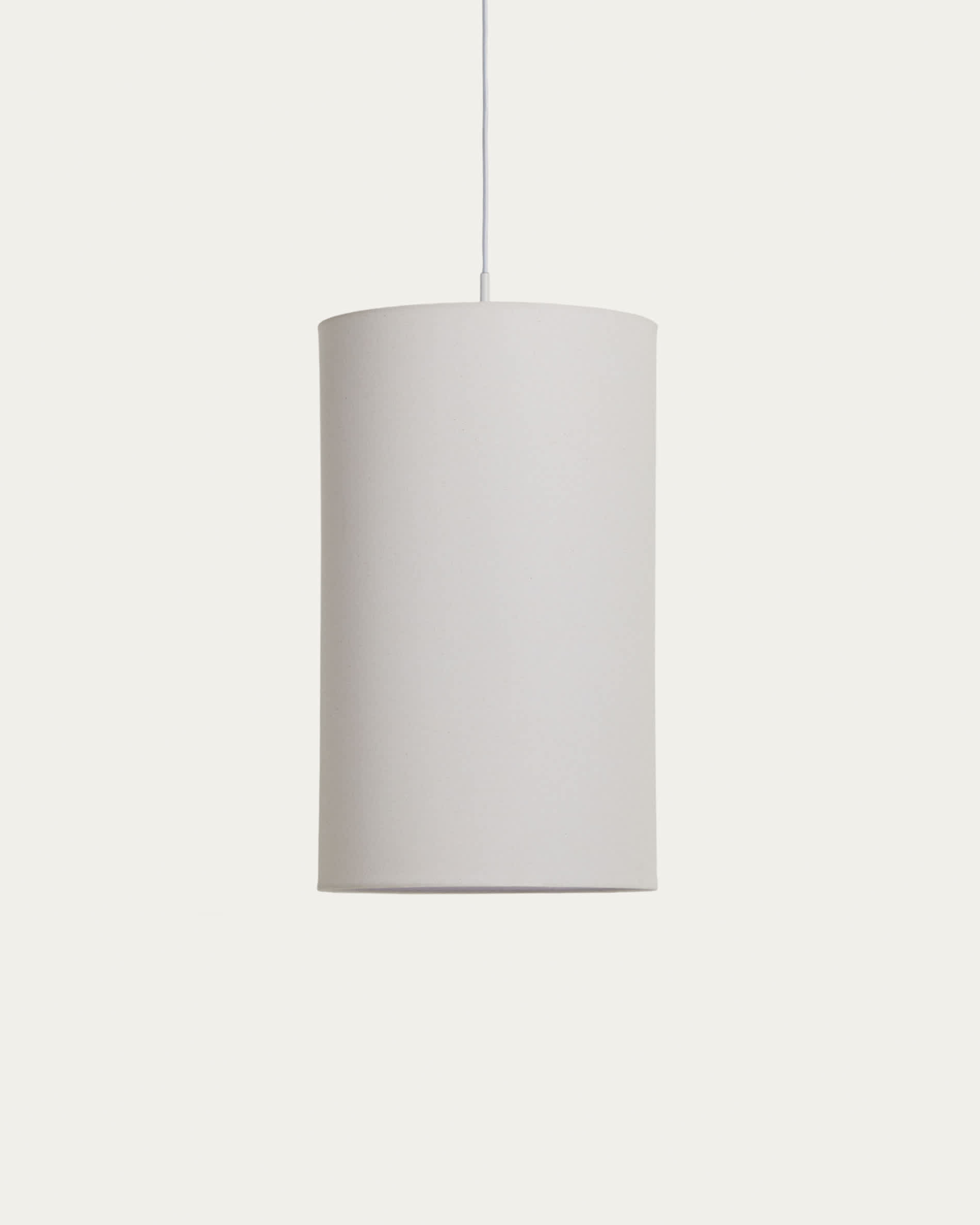 Niani ceiling lamp shade in ivory-coloured cotton Ø30cm