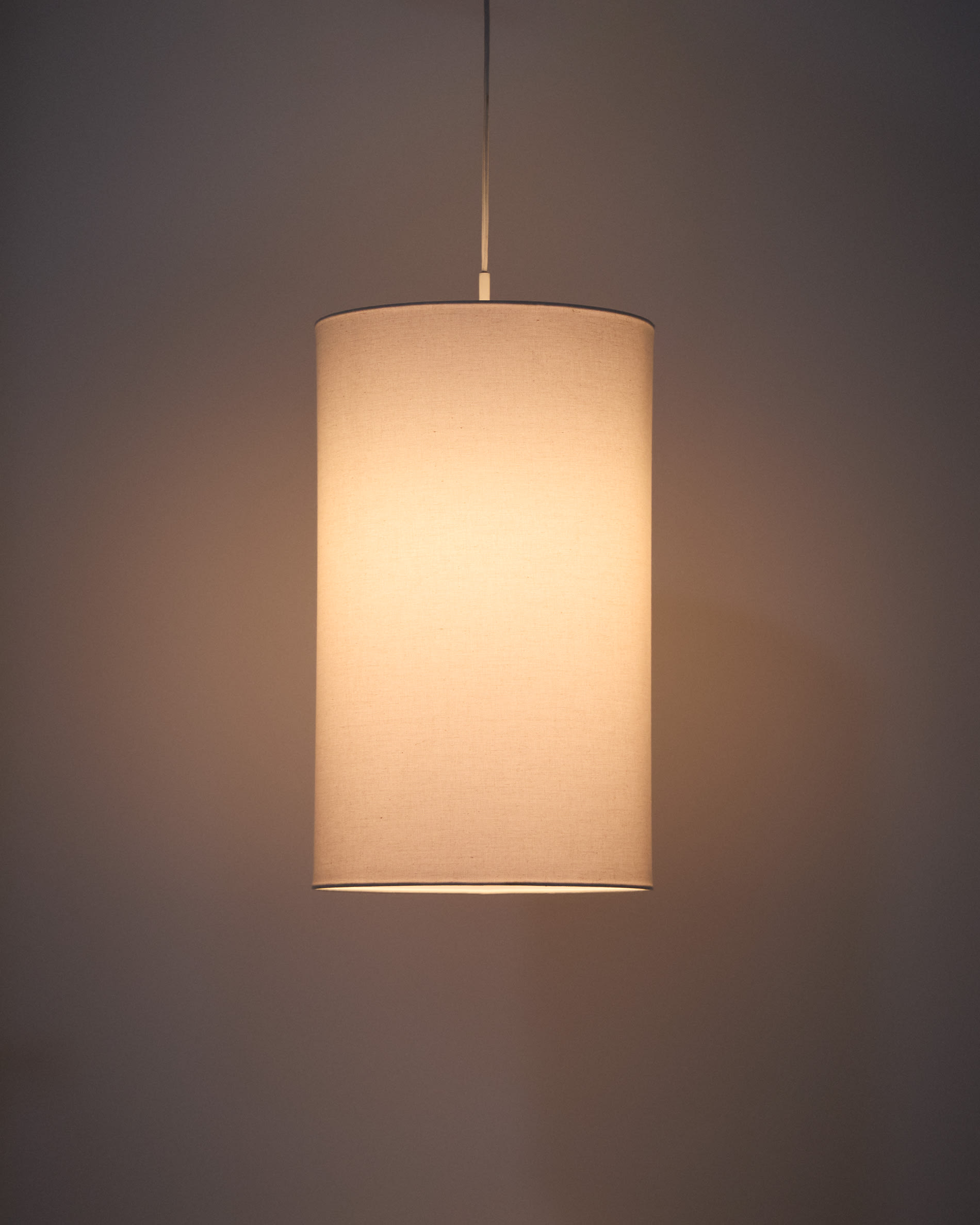 Niani ceiling lamp shade in ivory-coloured cotton Ø30cm