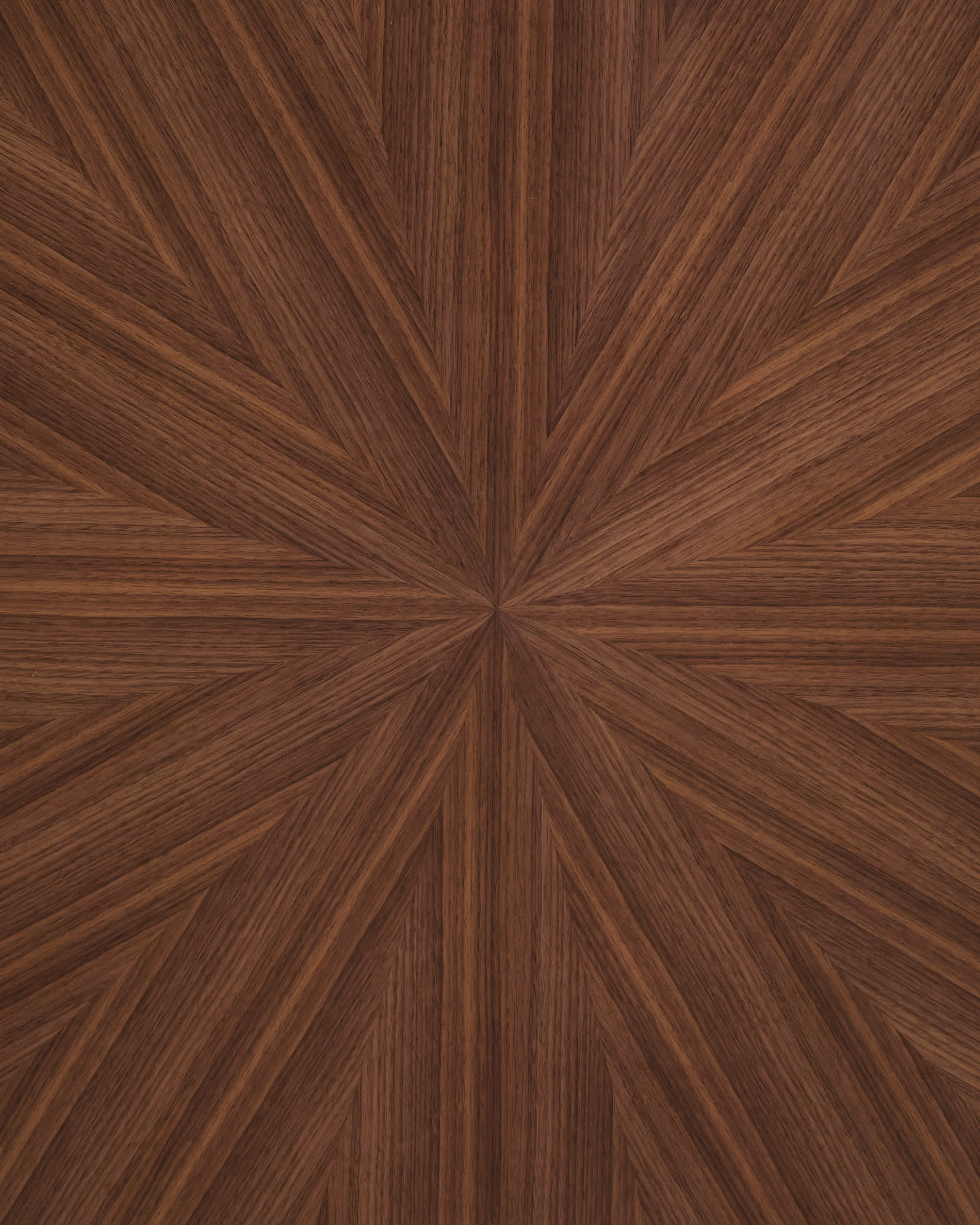 Naanim round table in walnut veneer, Ø 100 cm