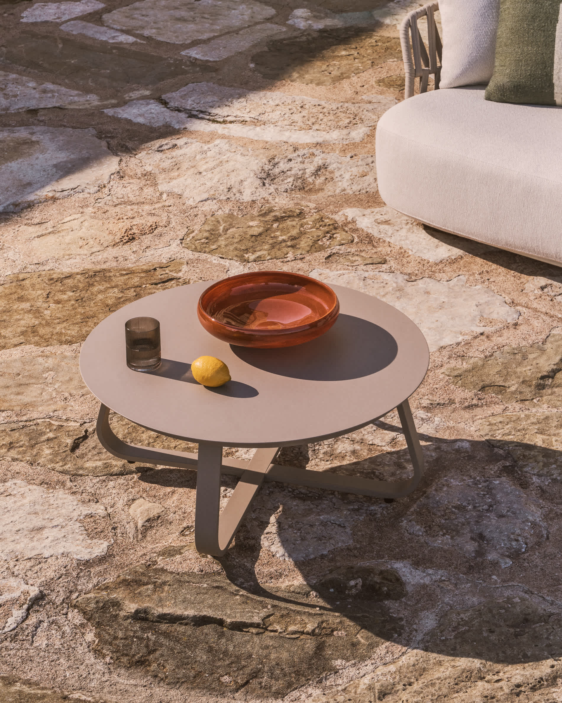 Table basse d’extérieur Tamaris en aluminium — Kave Home