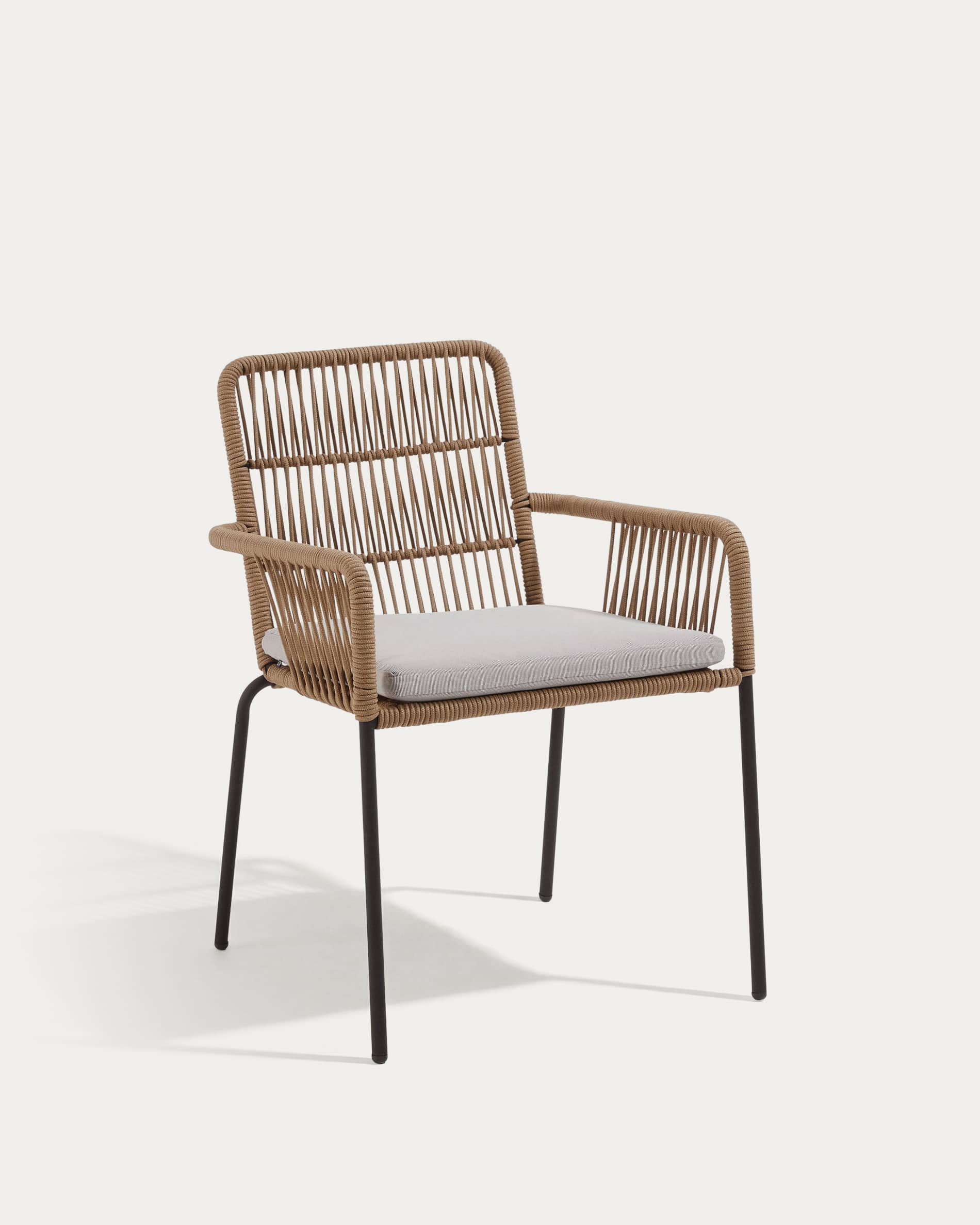 Chaise empilable Samanta en corde — Kave Home