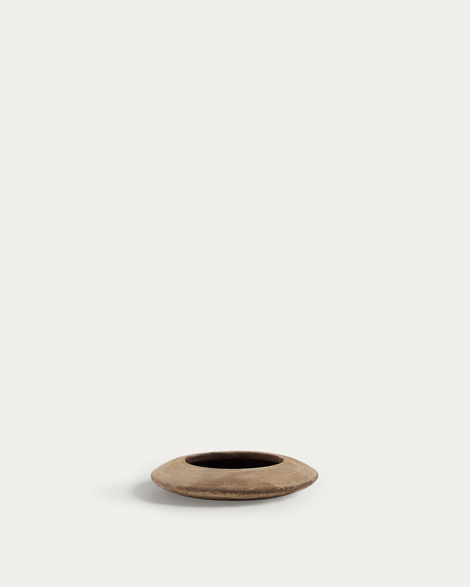 Rivor terracotta planter with natural finish Ø 36cm