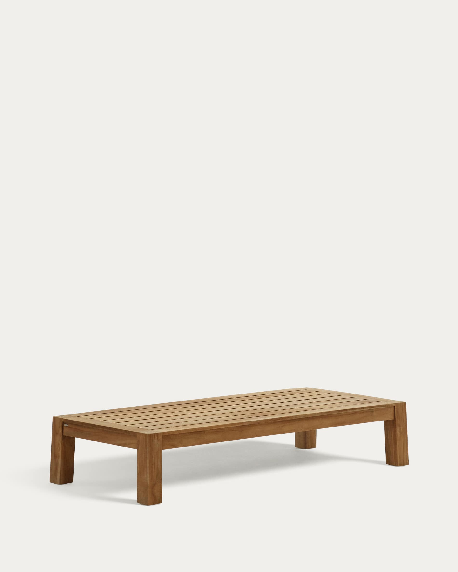 Forcanera coffee table in solid teak, 150 x 71 cm