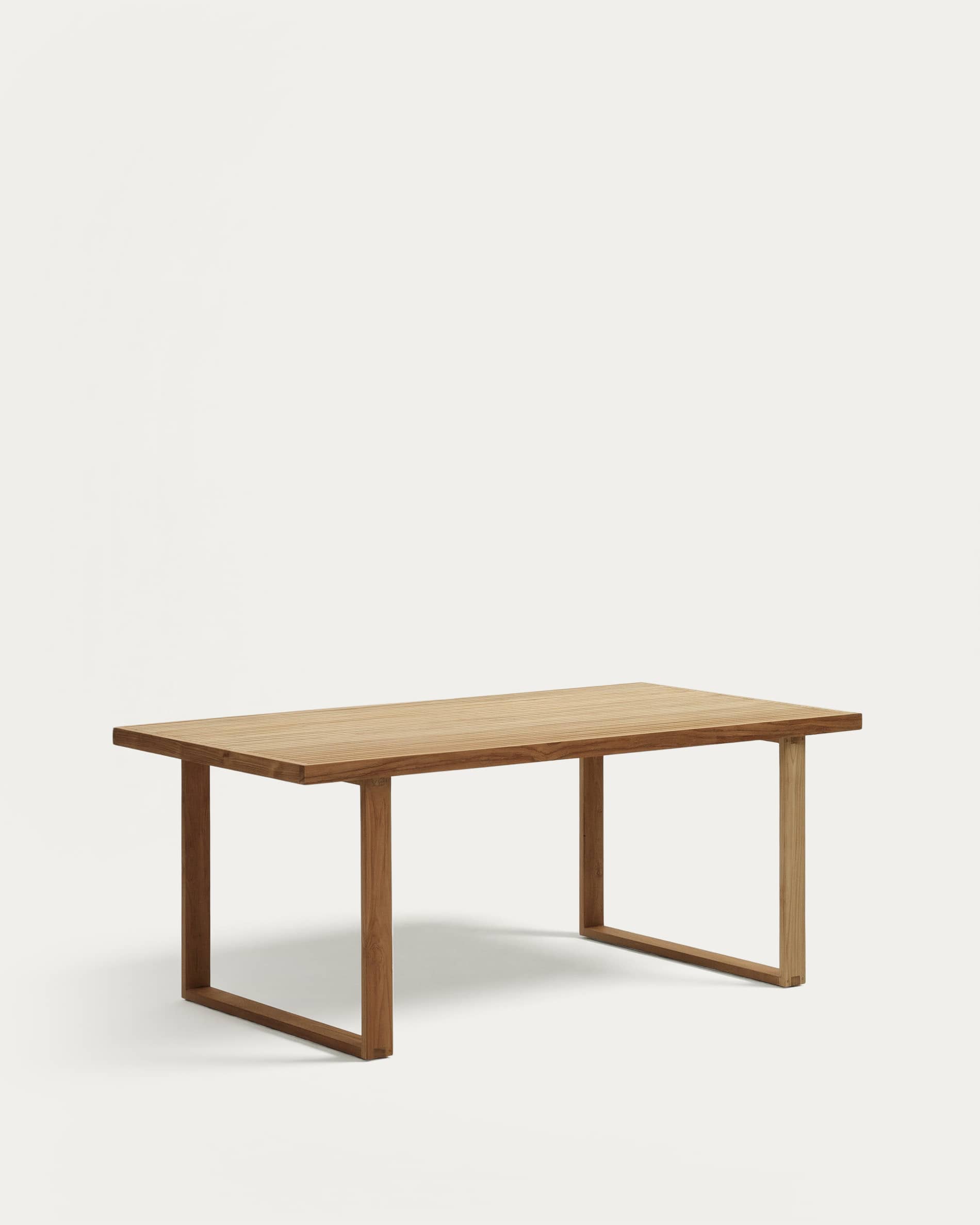 Canadell 100% outdoor table in solid teak wood, 180 x 90 cm