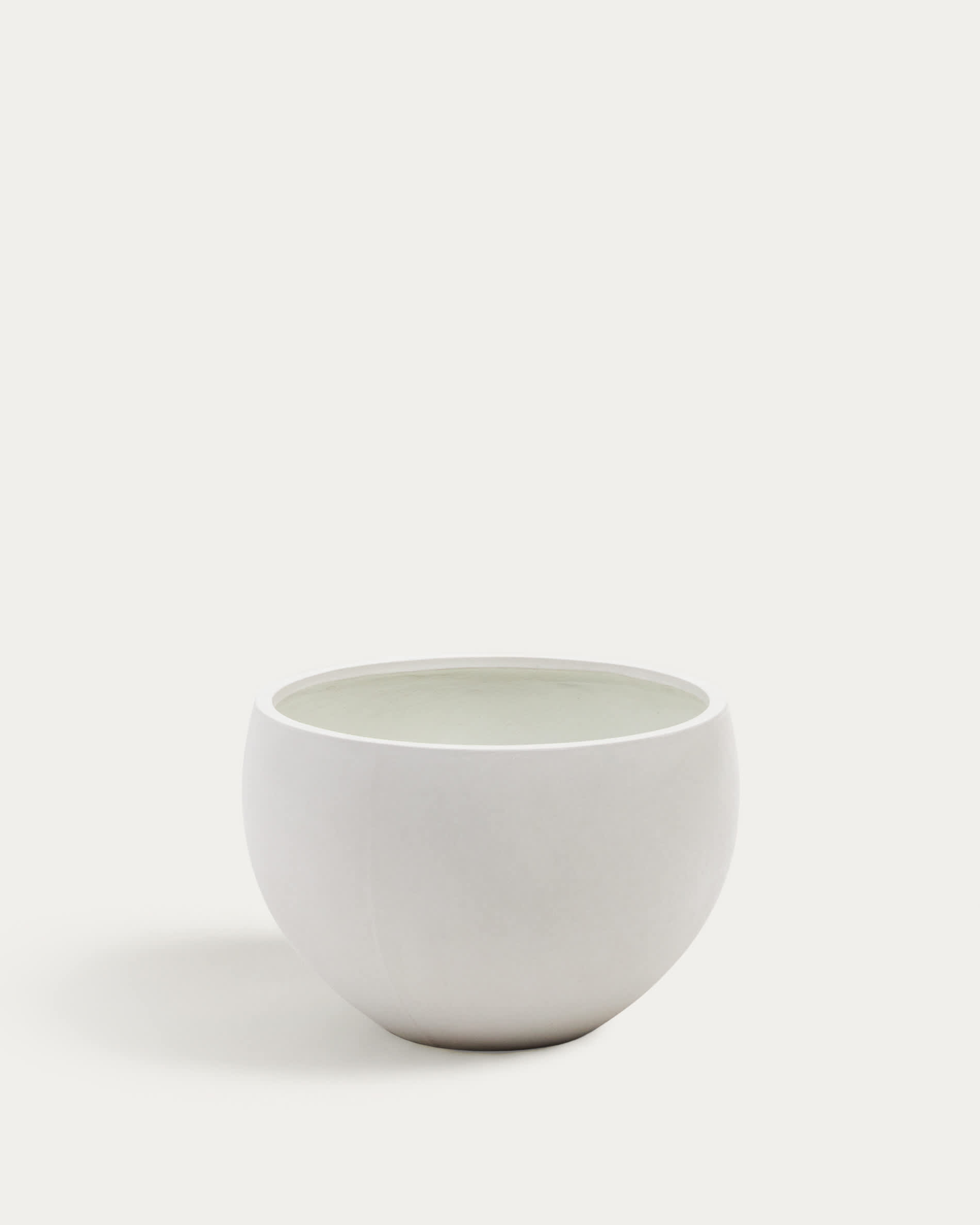 Grau White Cement Planter Ø 72 cm