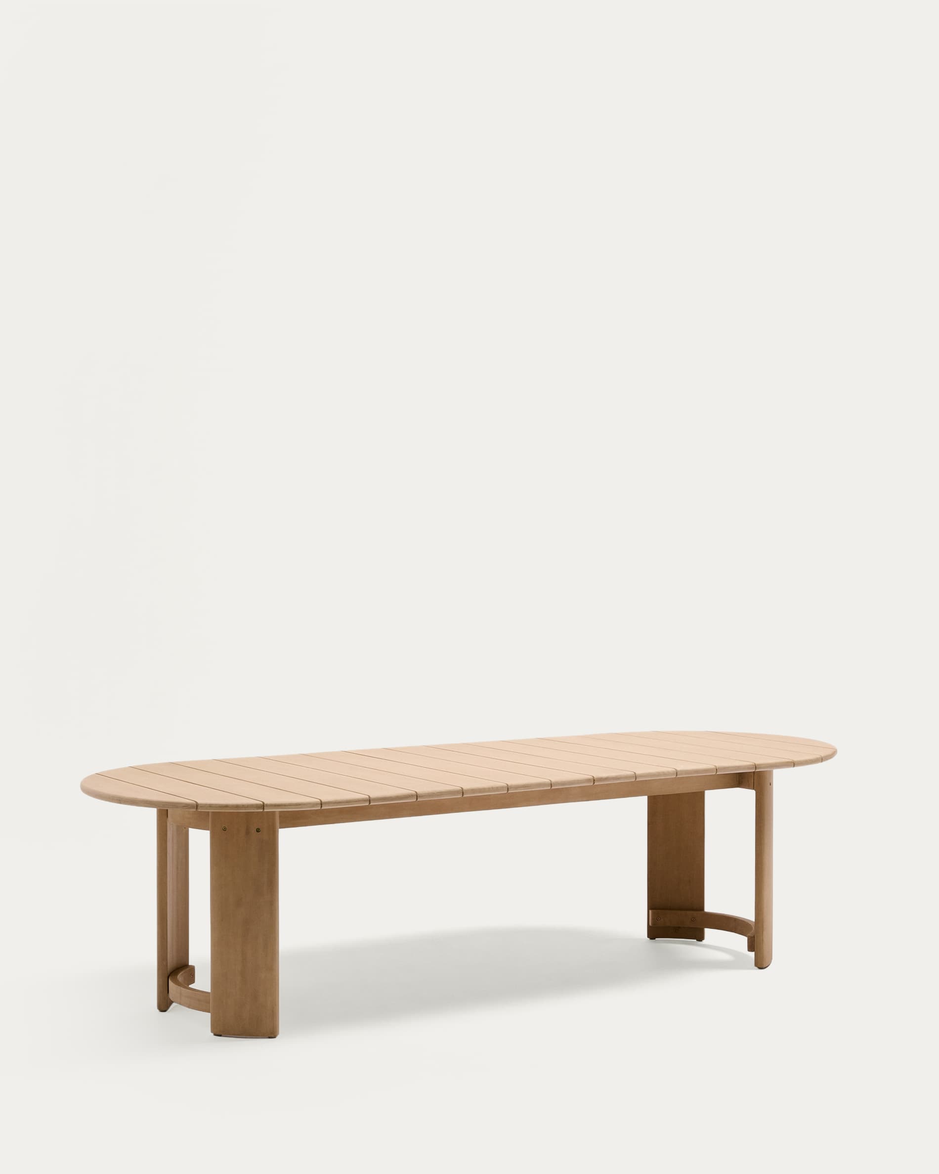 Xoriguer table made of solid eucalyptus wood, 280 x 110 cm, FSC 100%