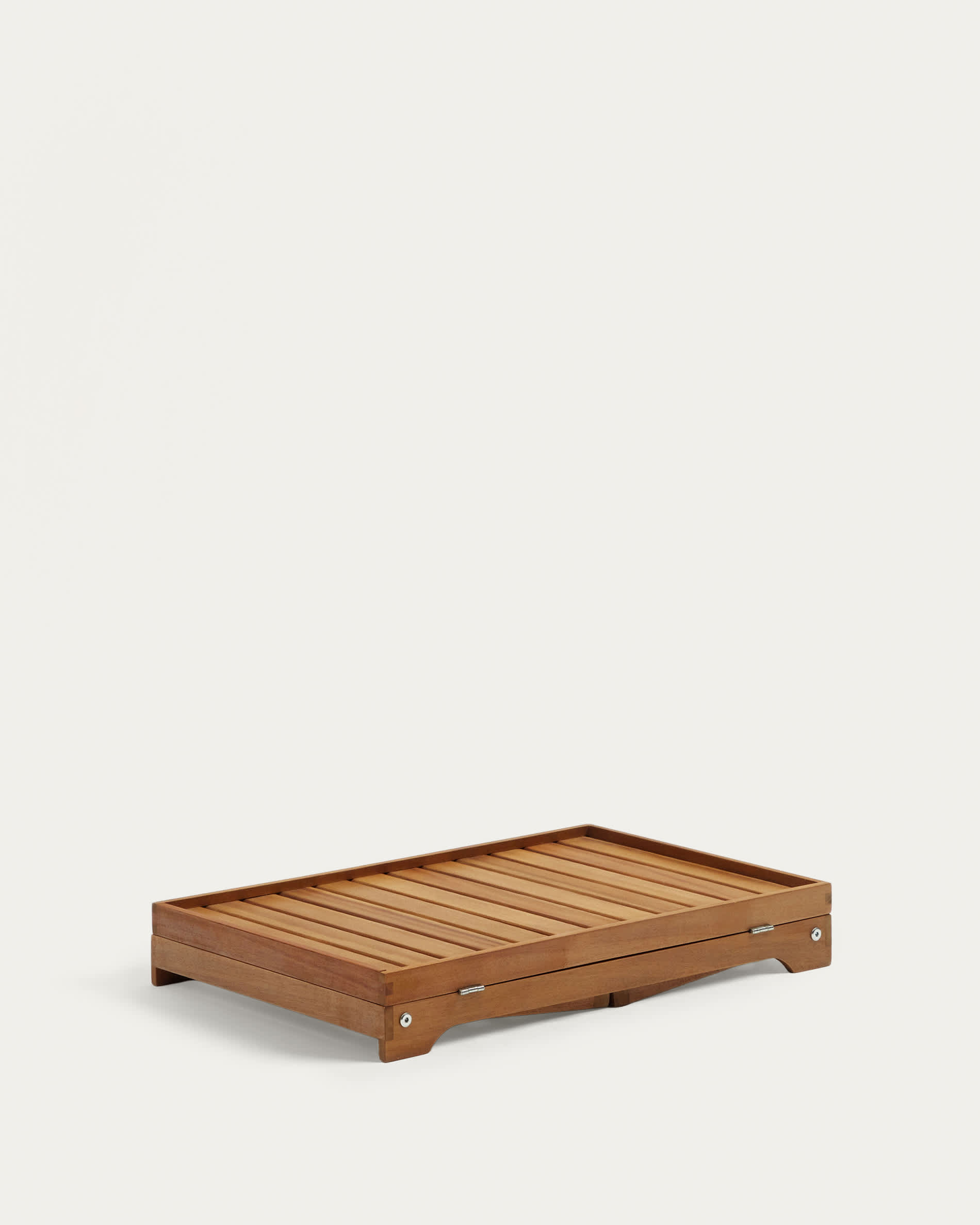 Mani folding tray made from solid acacia wood FSC 100%