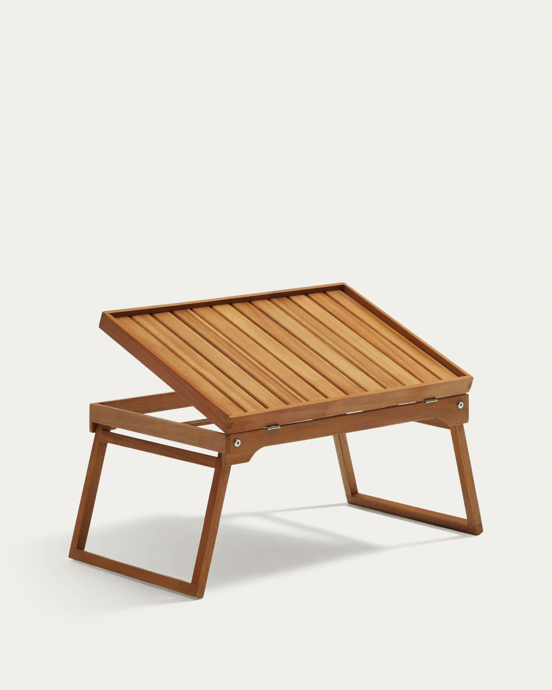 Mani folding tray made from solid acacia wood FSC 100%