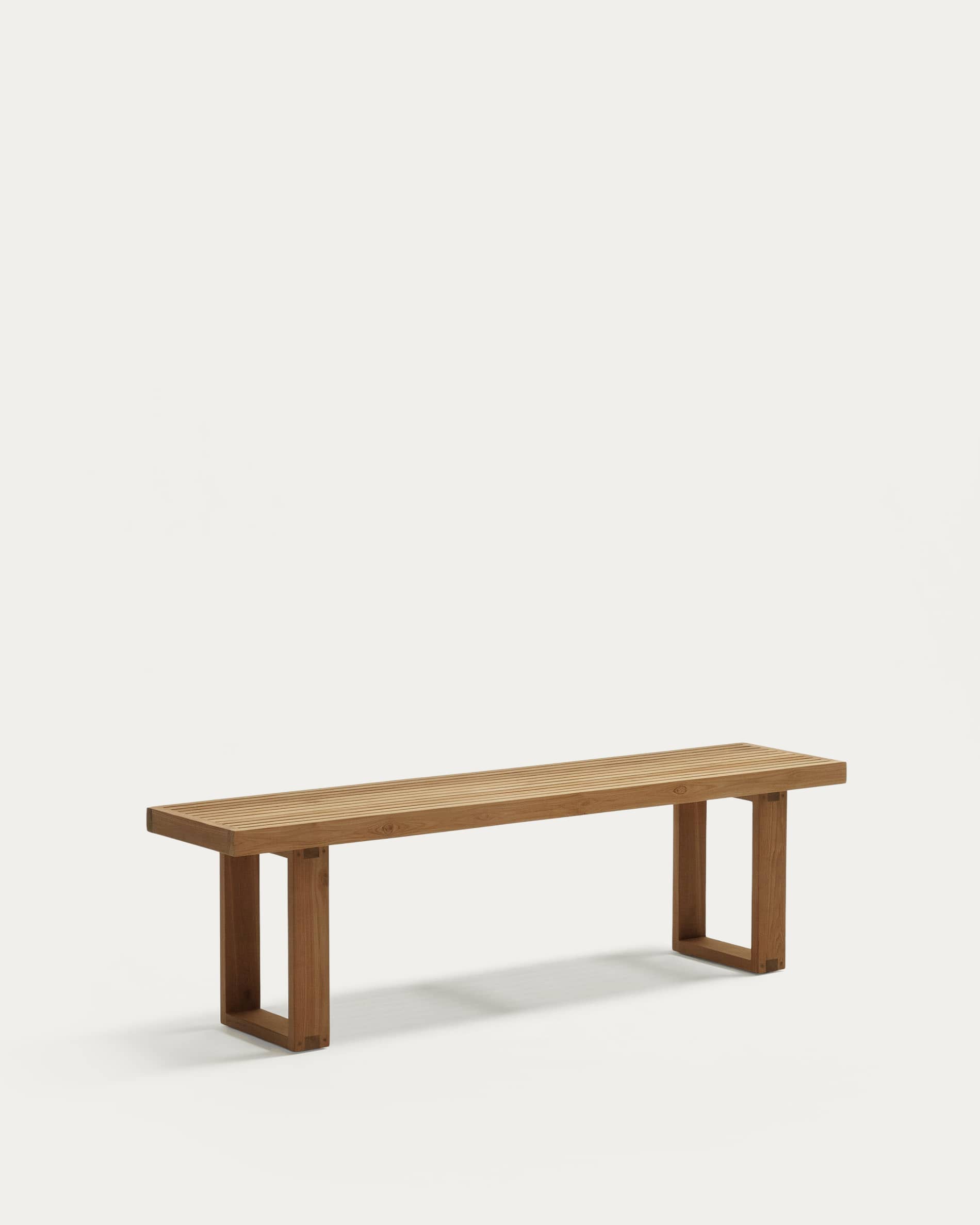 Canadell 100% outdoor bench in solid teak wood, 170 cm
