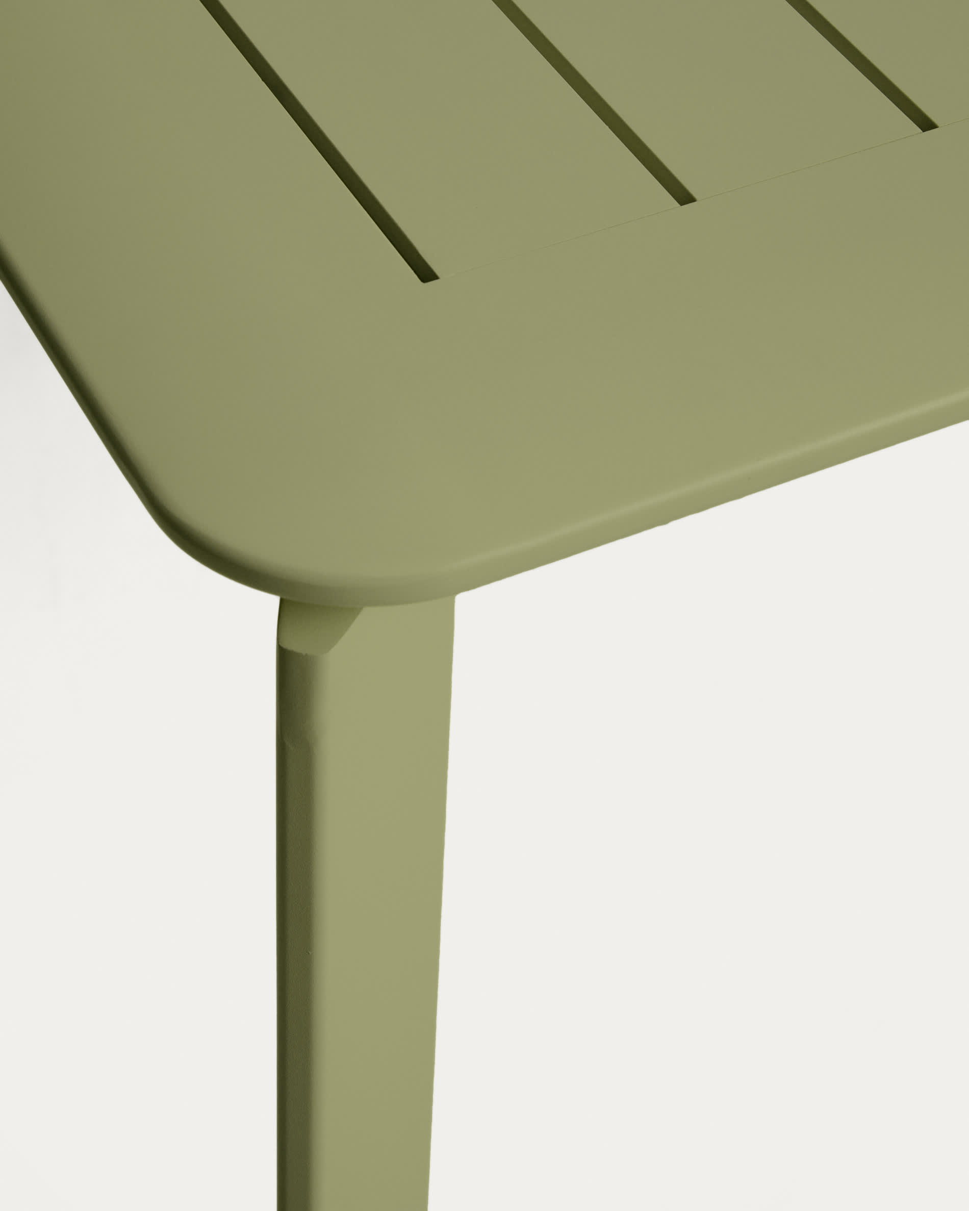 Brela green extendable aluminium table 205(287) x 100cm