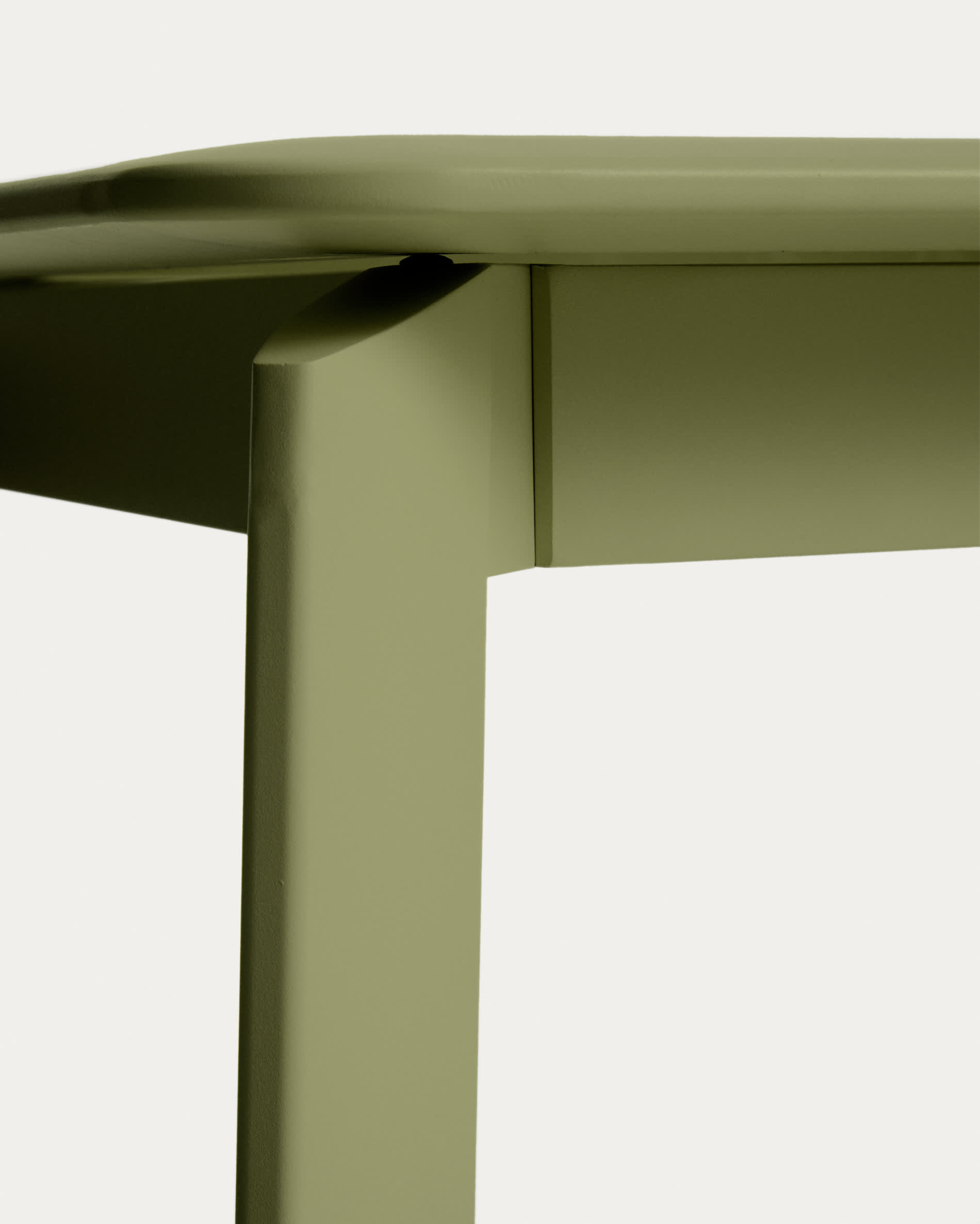 Brela green extendable aluminium table 205(287) x 100cm