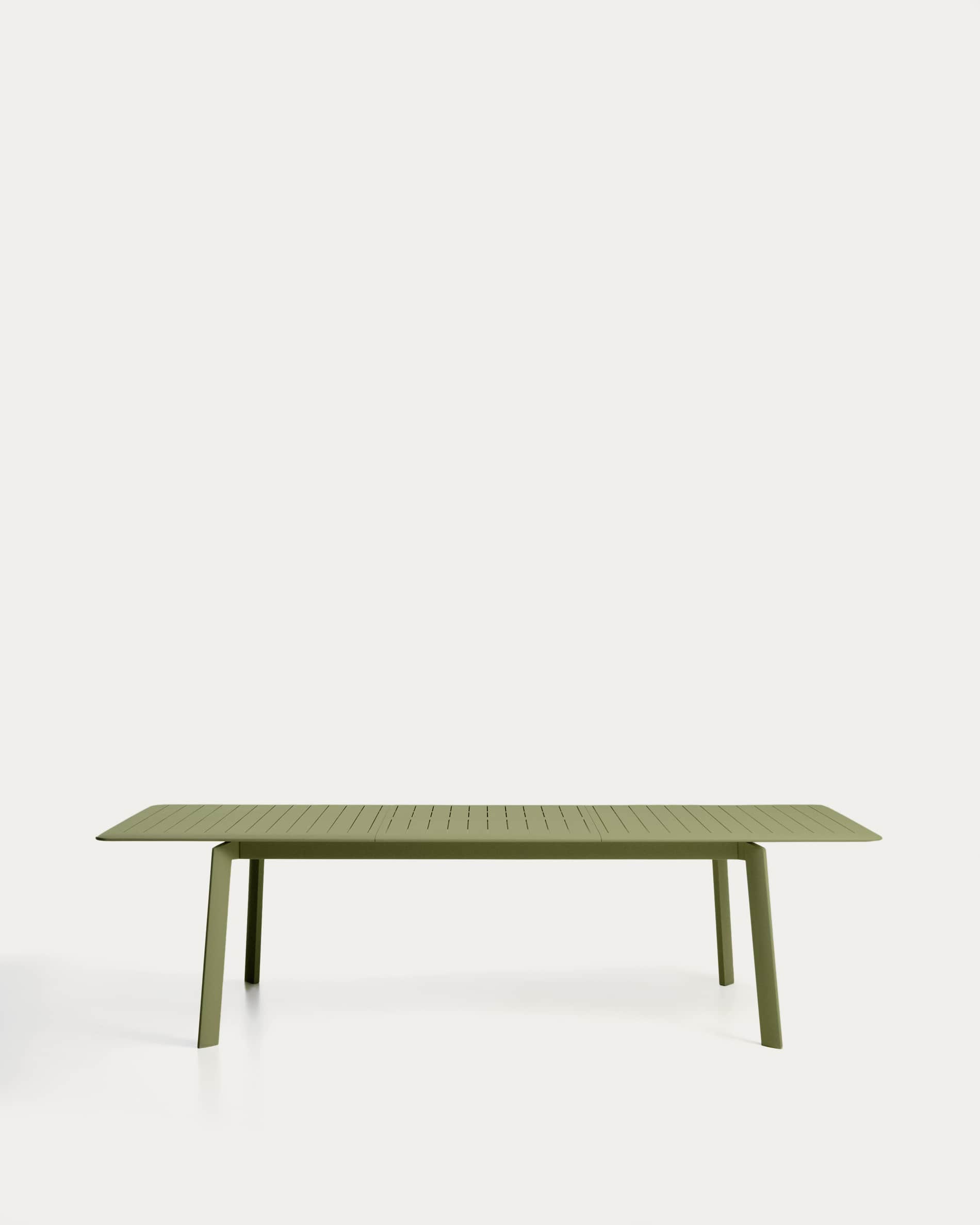 Brela green extendable aluminium table 205(287) x 100cm