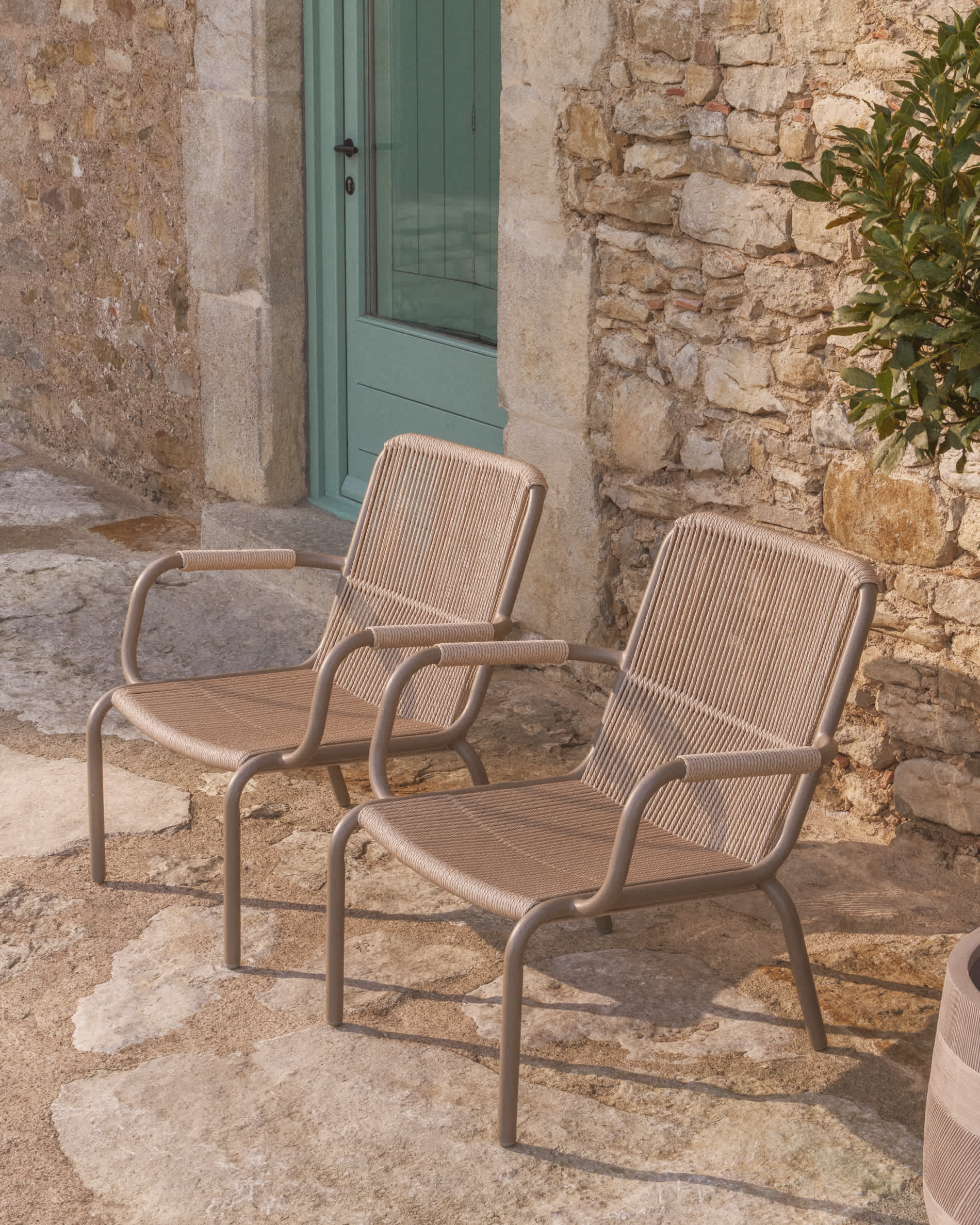 Fauteuil empilable Salis en aluminium — Kave Home