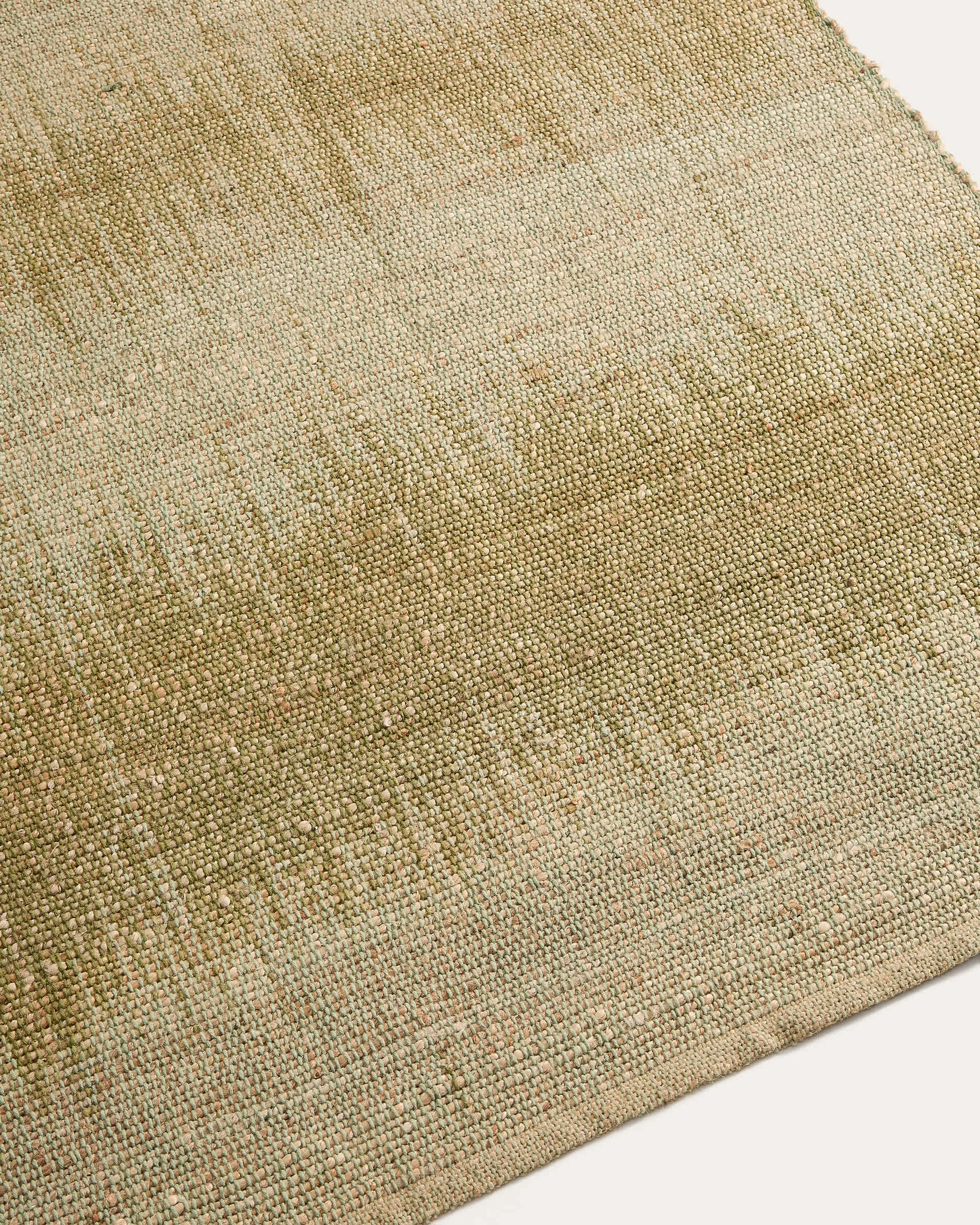 Lirmo green jute rug 200 x 300cm