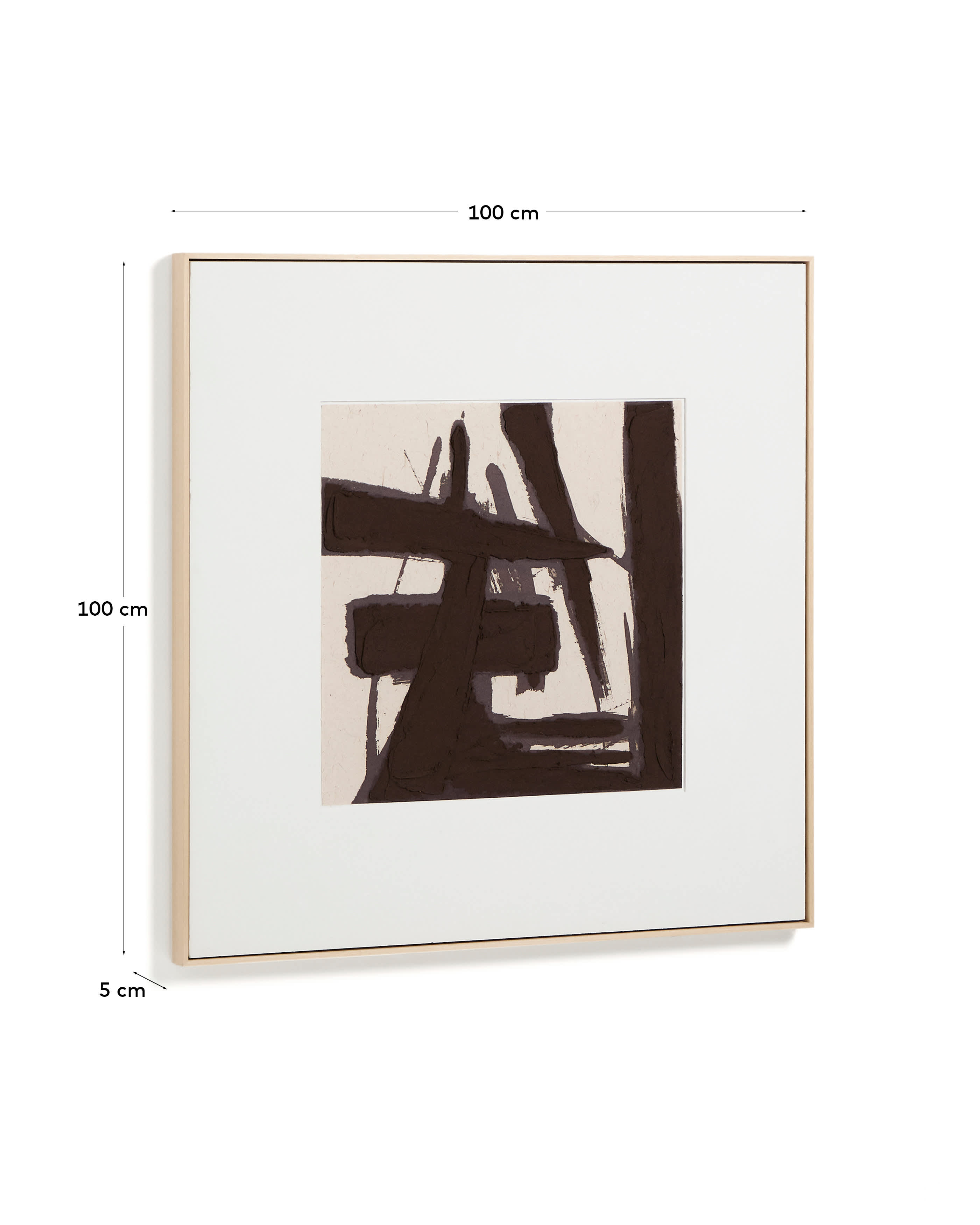 Arilan hand-painted abstract picture 100 x 100cm