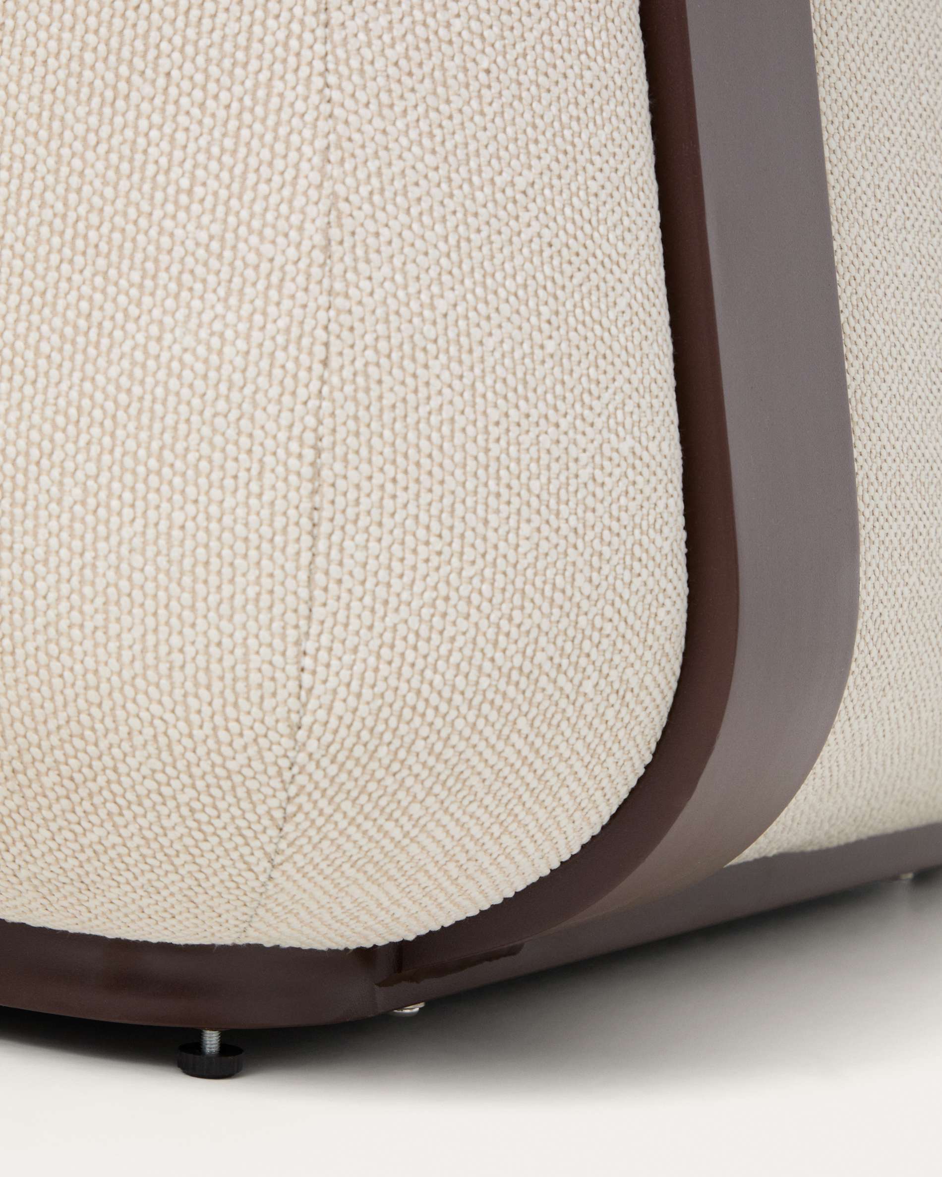 Tamaris set with 3-seater sofa and 2 armchairs in brown aluminium