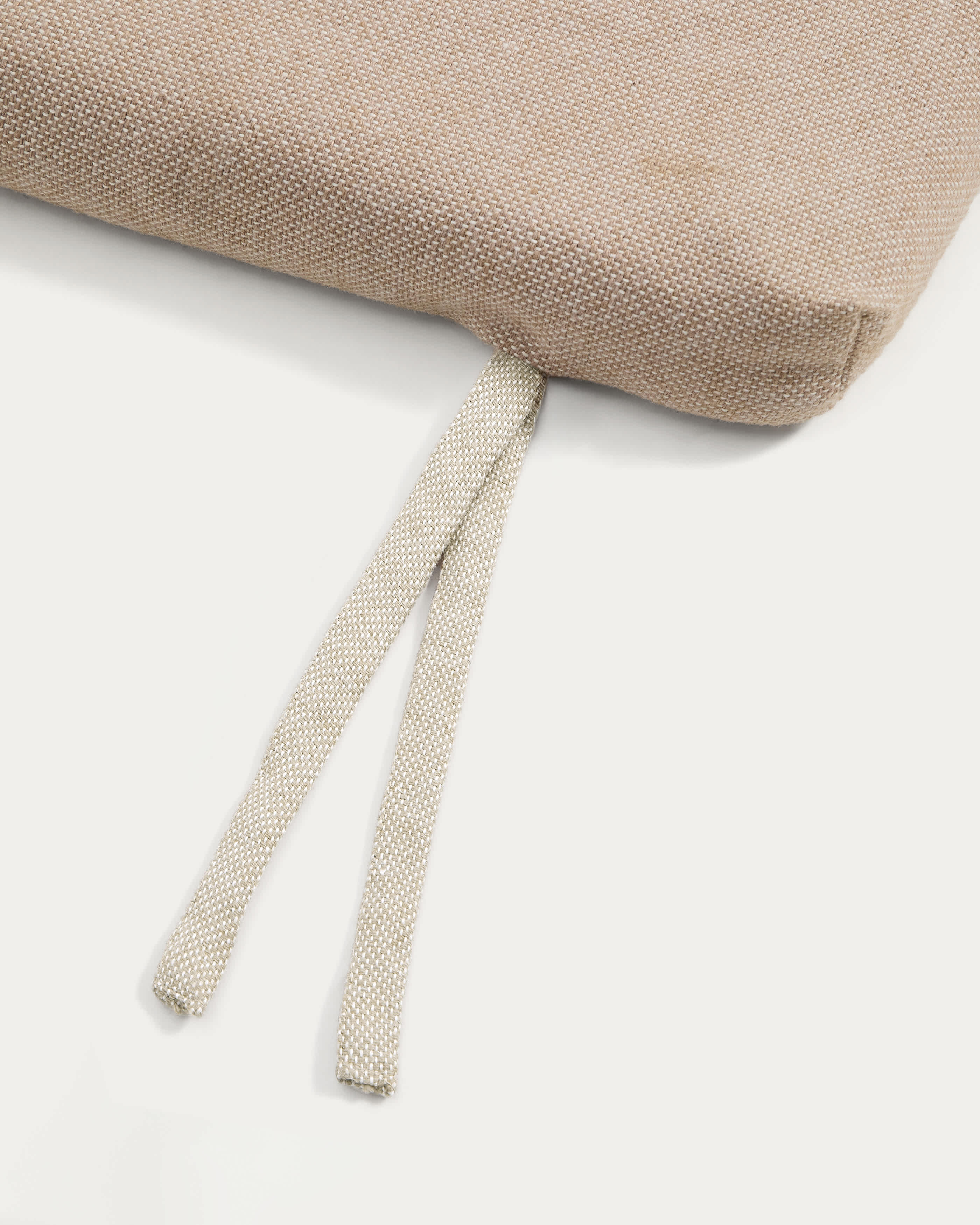 Maoni beige 100% PET sun lounger cushion 50 x 175cm