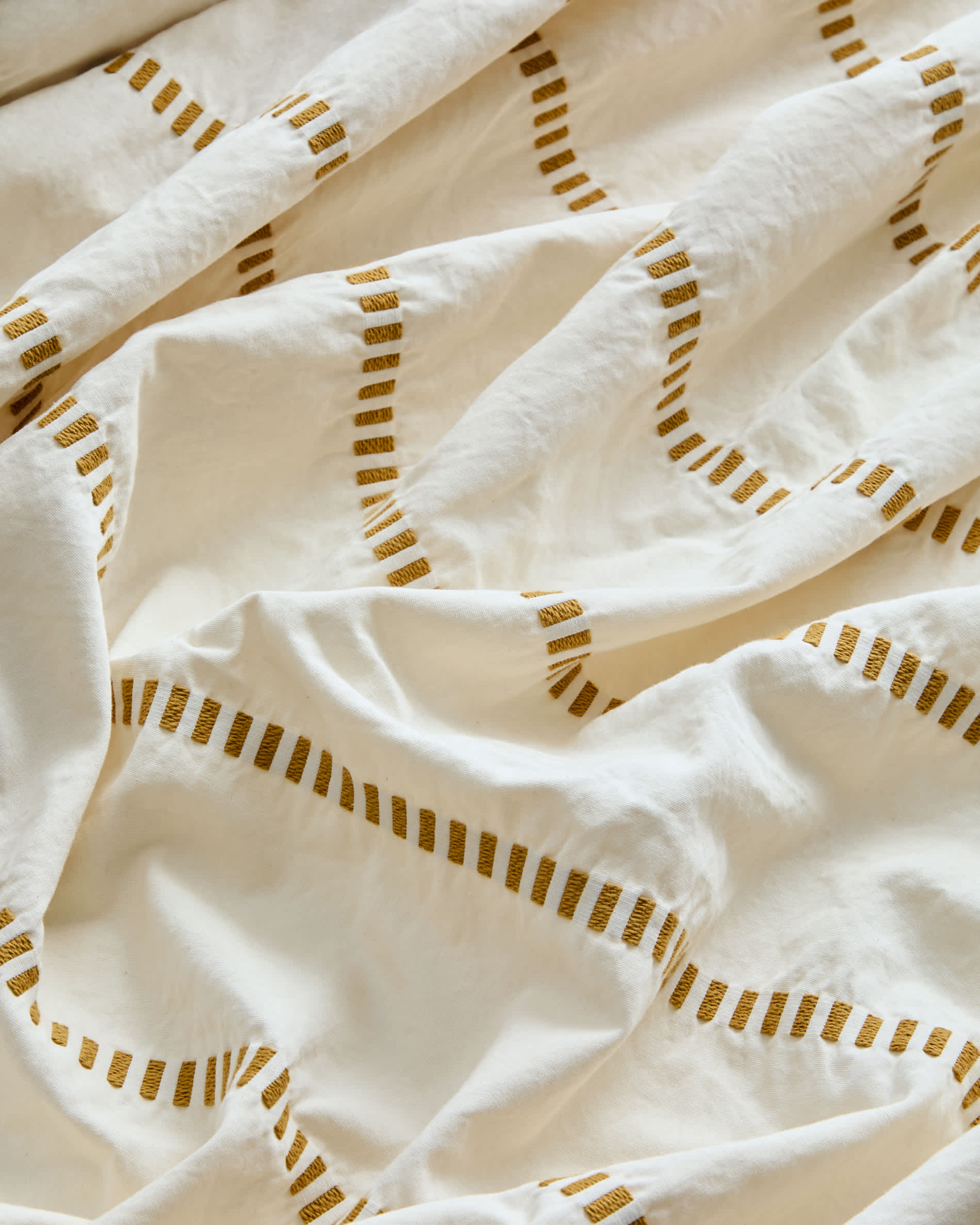 Lidala mustard striped 100% cotton jacquard bedspread for 90/135cm bed