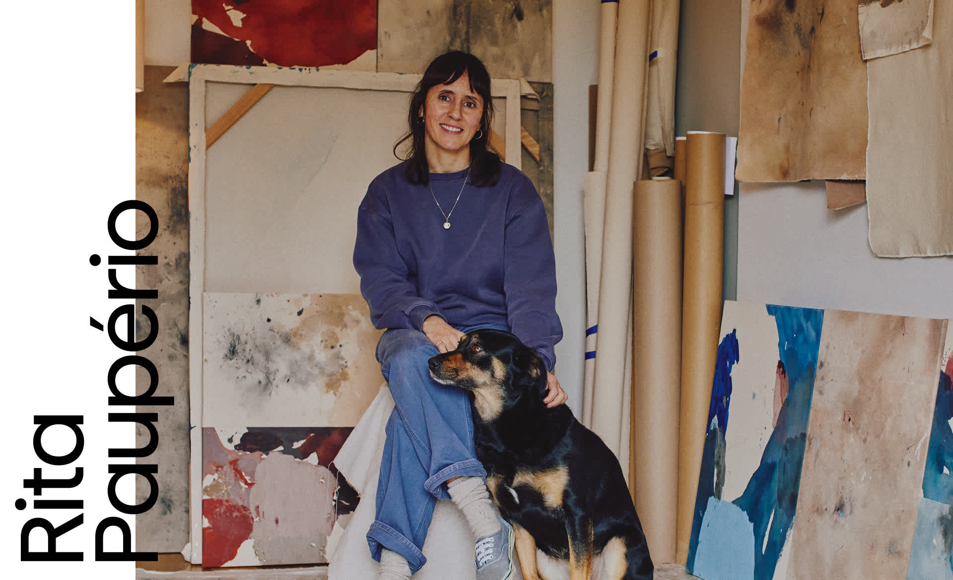 Artist Rita Pauperio