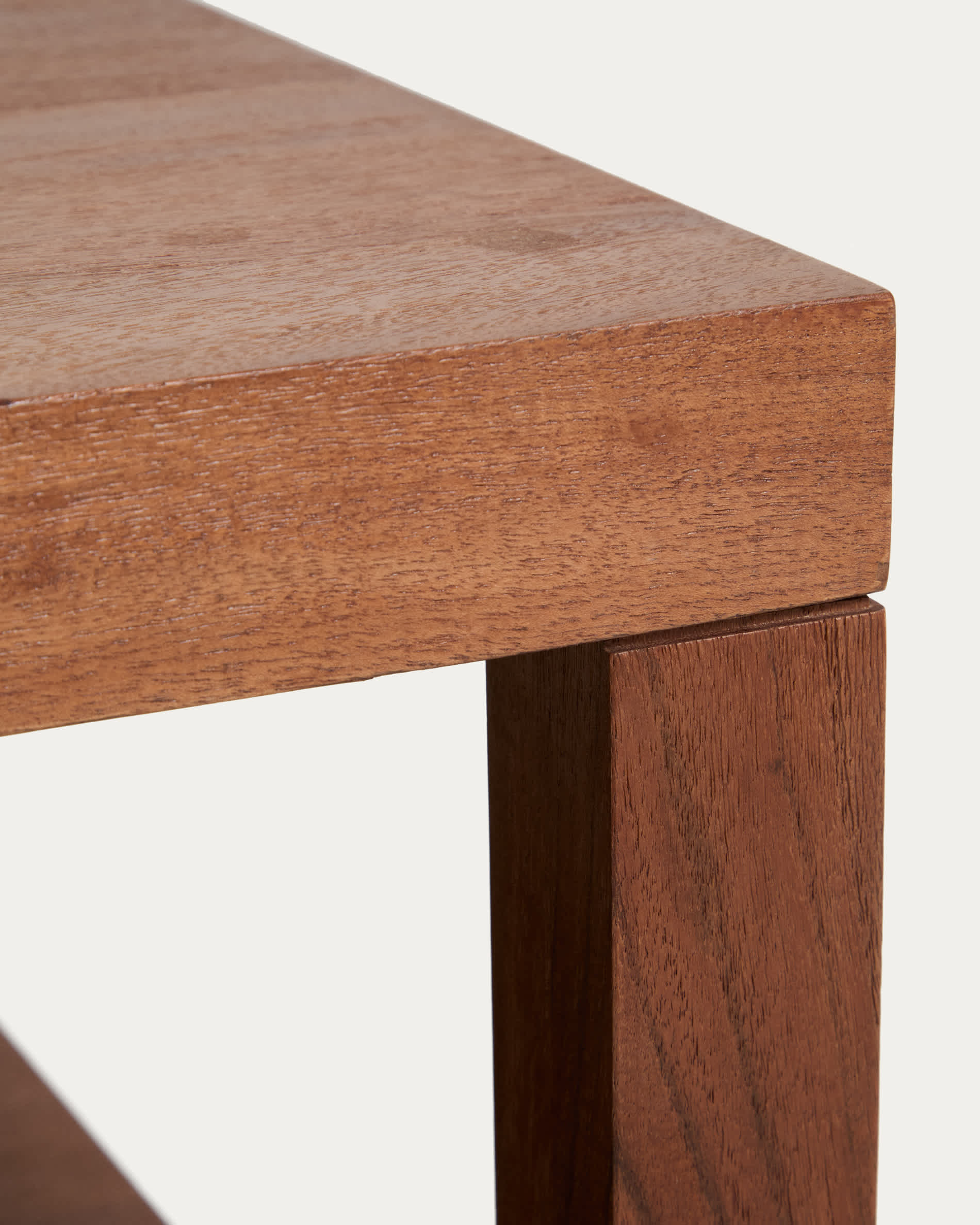Norani coffee table in solid acacia wood and acacia veneer 150 x 70 cm