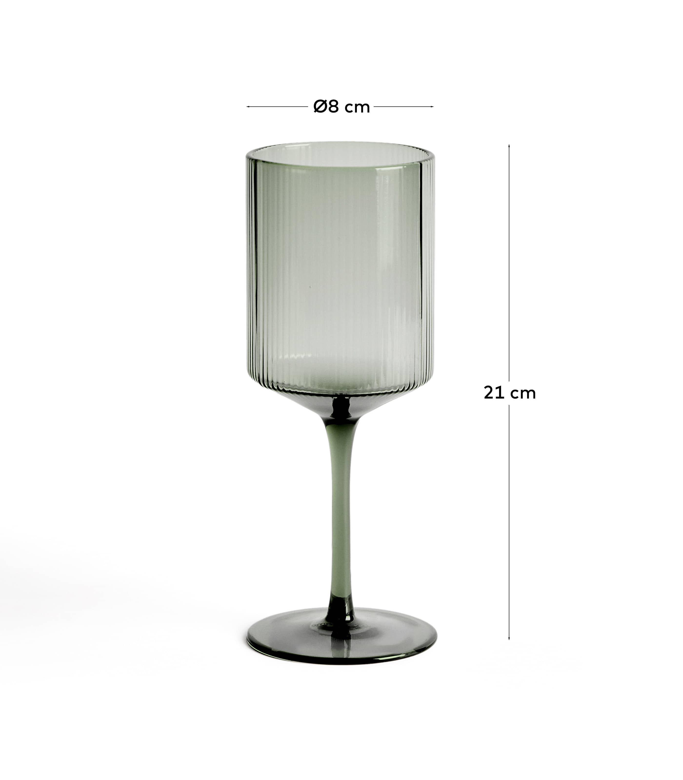 Eluria green wine glass, 39.5 cl