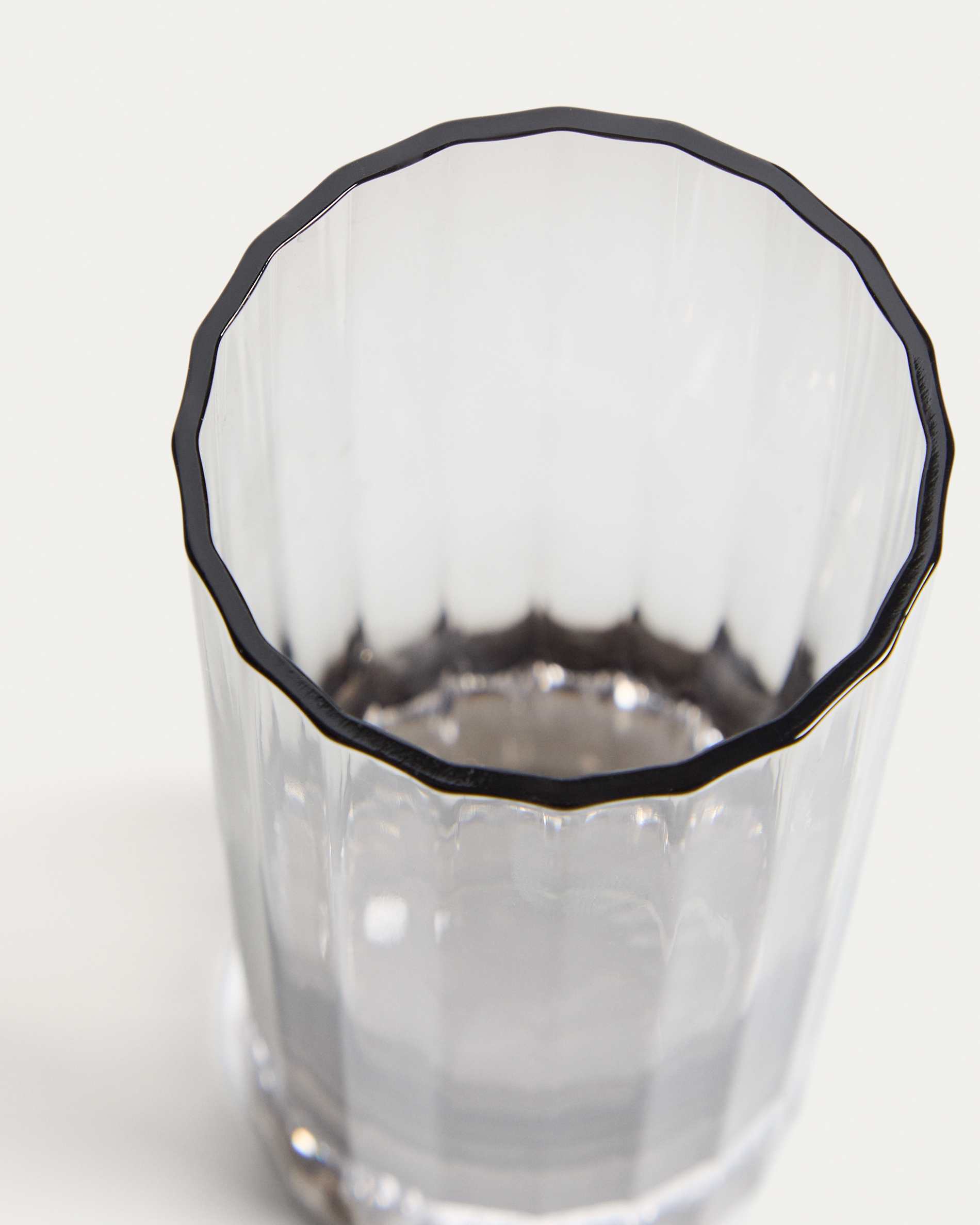 Clarien grey glass cup, 30 cl