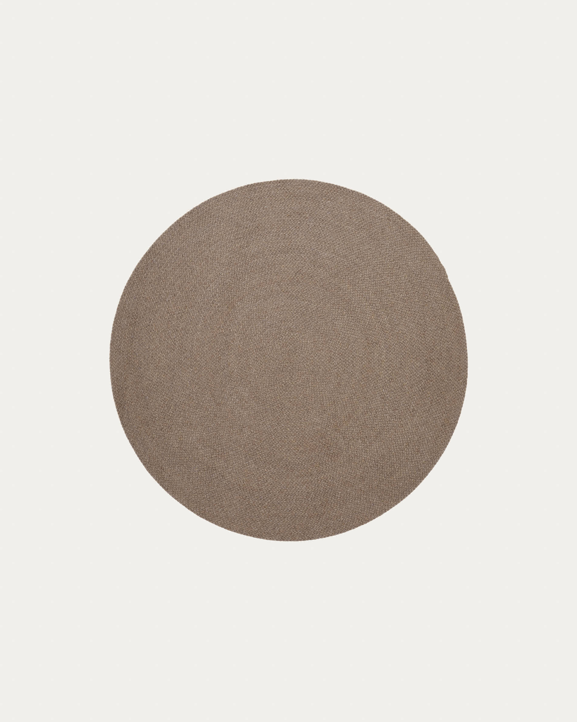 Rug Despas in synthetic fibers beige Ø150 cm