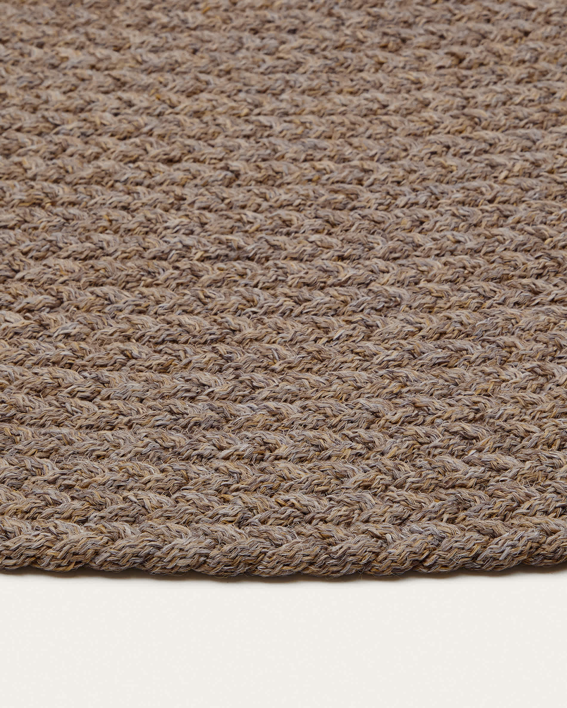 Rug Despas in synthetic fibers beige Ø150 cm