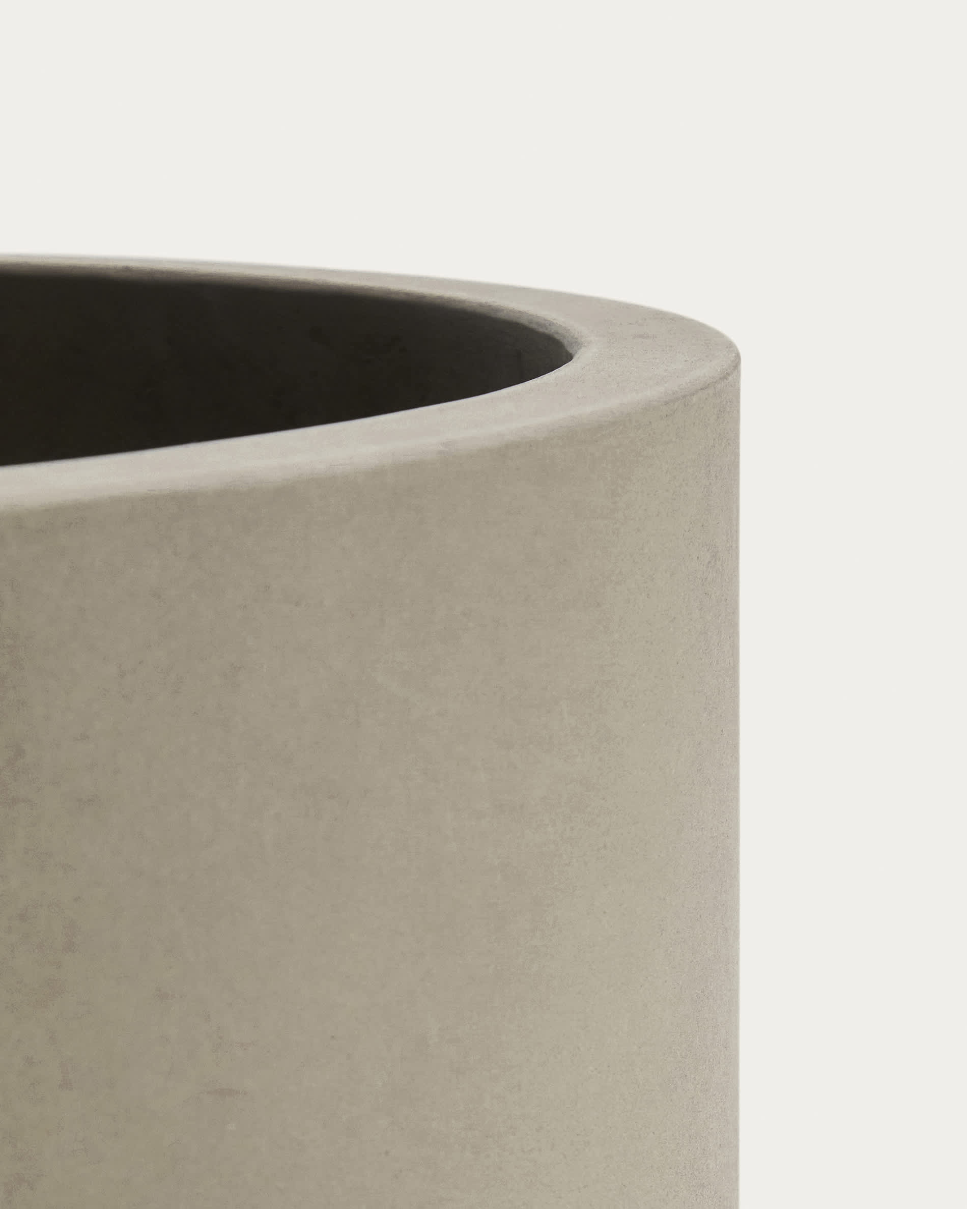 Aiguablava grey cement planter Ø 52cm
