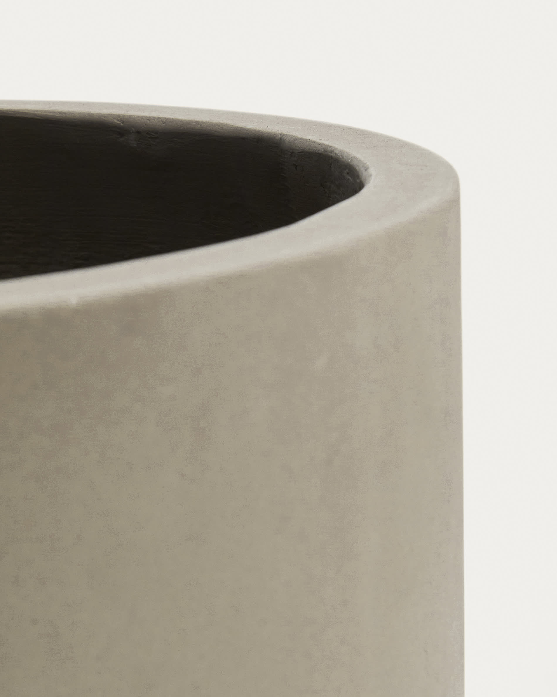Aiguablava grey cement planter Ø 42cm