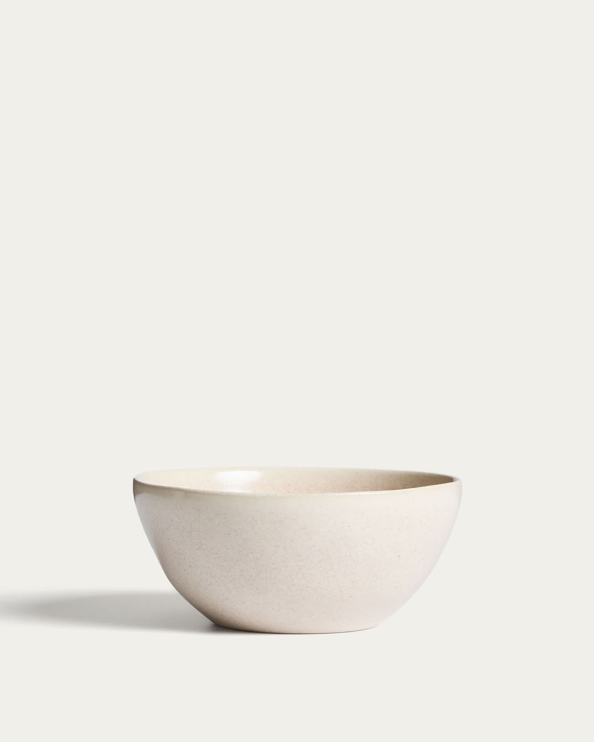 Sermin beige ceramic bowl