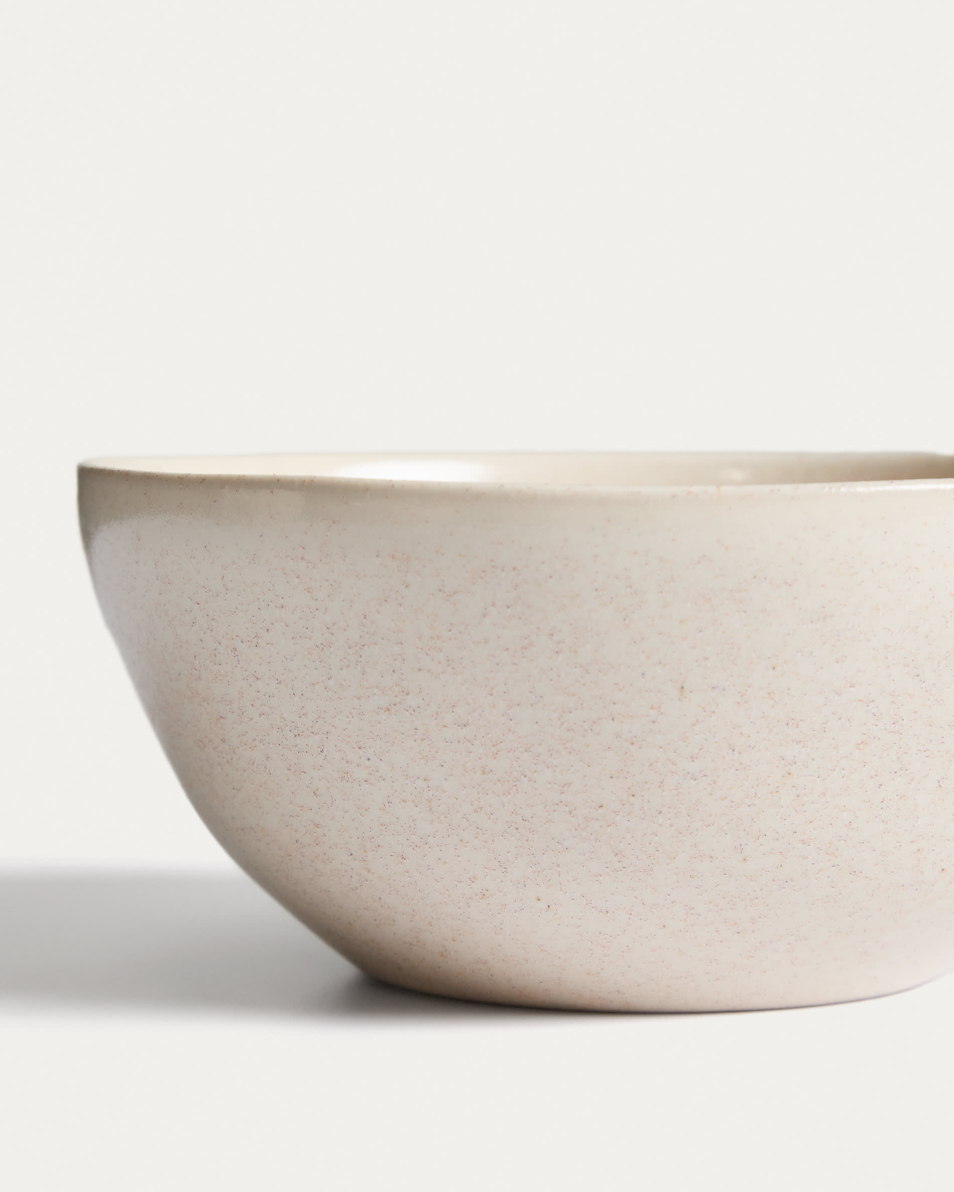 Sermin beige ceramic bowl