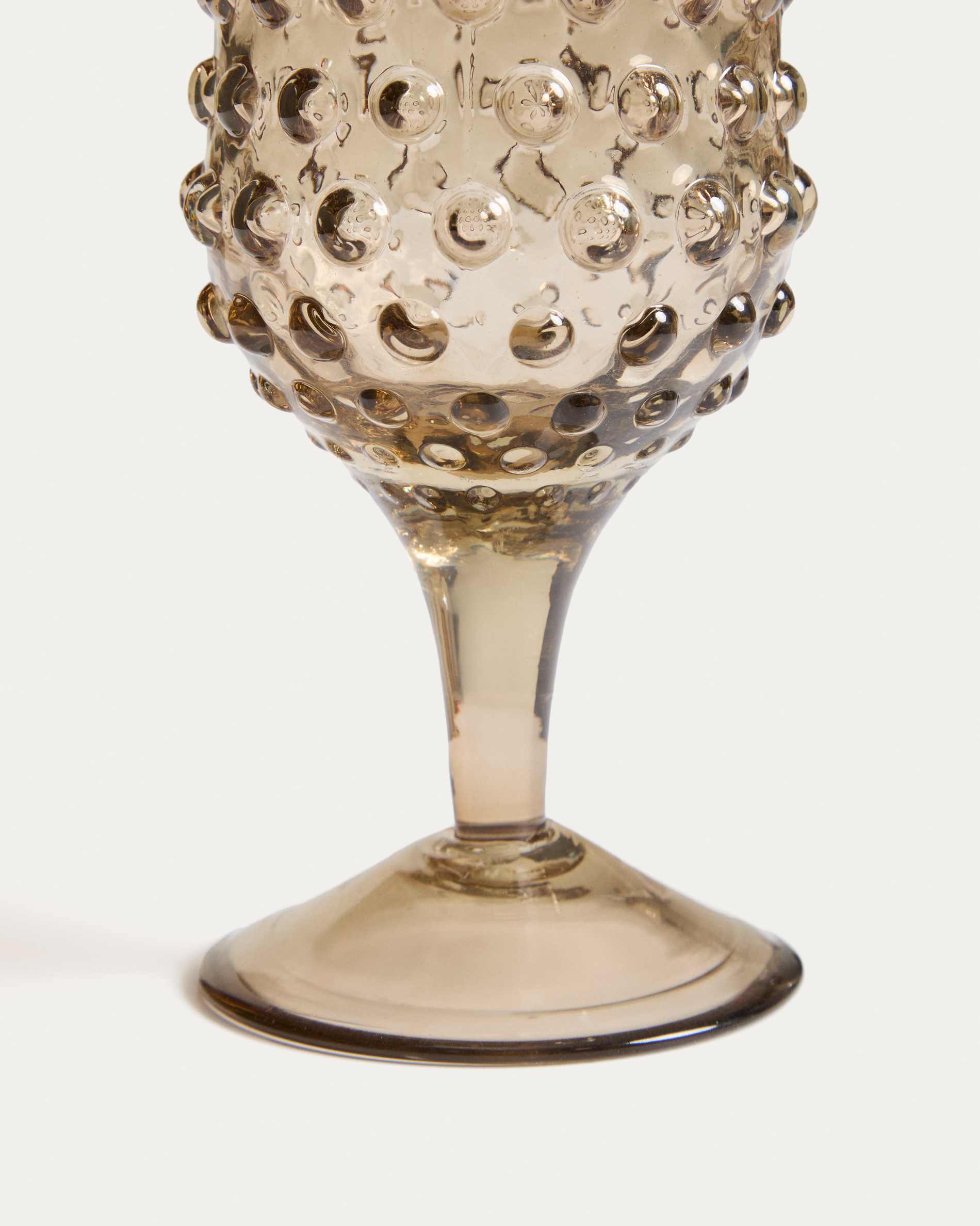 Evoria wine glass with brown relief 30 cl