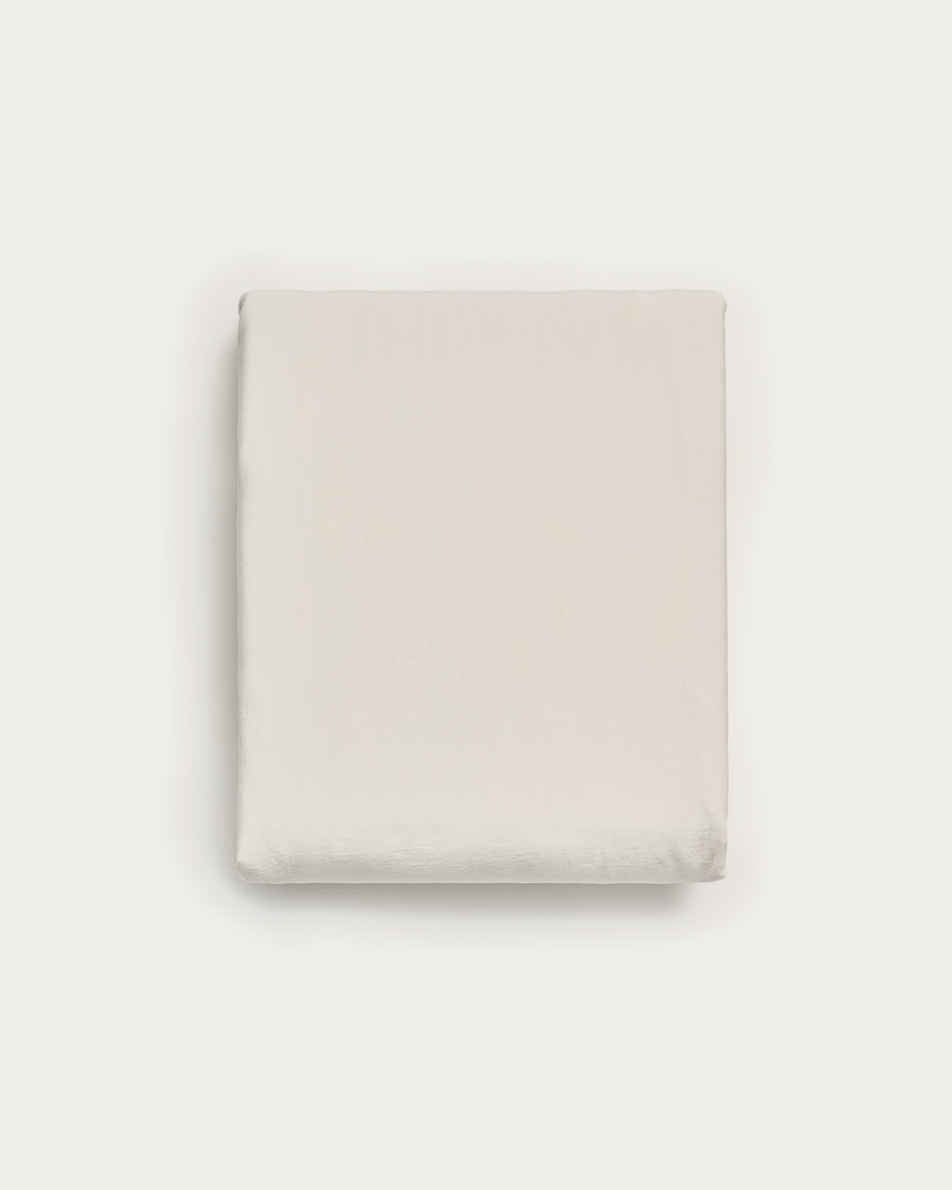 Sirale 100% cotton sateen duvet cover with washed white finish for 180cm bed